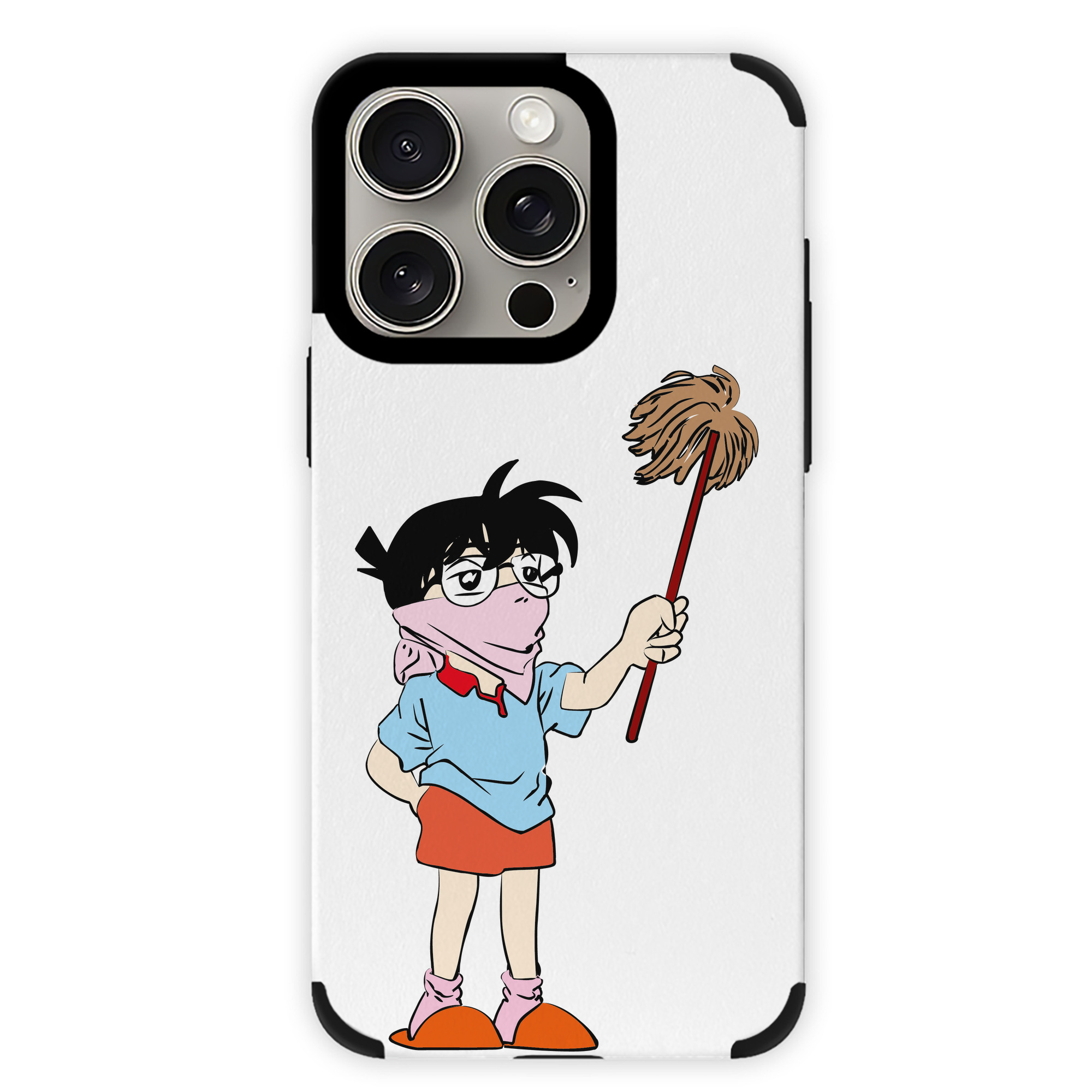 （画像用） 名探偵コナン 江戸川 コナン Detective Conan Conan Edogawa 【iPhone15ProMax対応】 PUレザー スマホケース 耐衝撃＆黄変防止