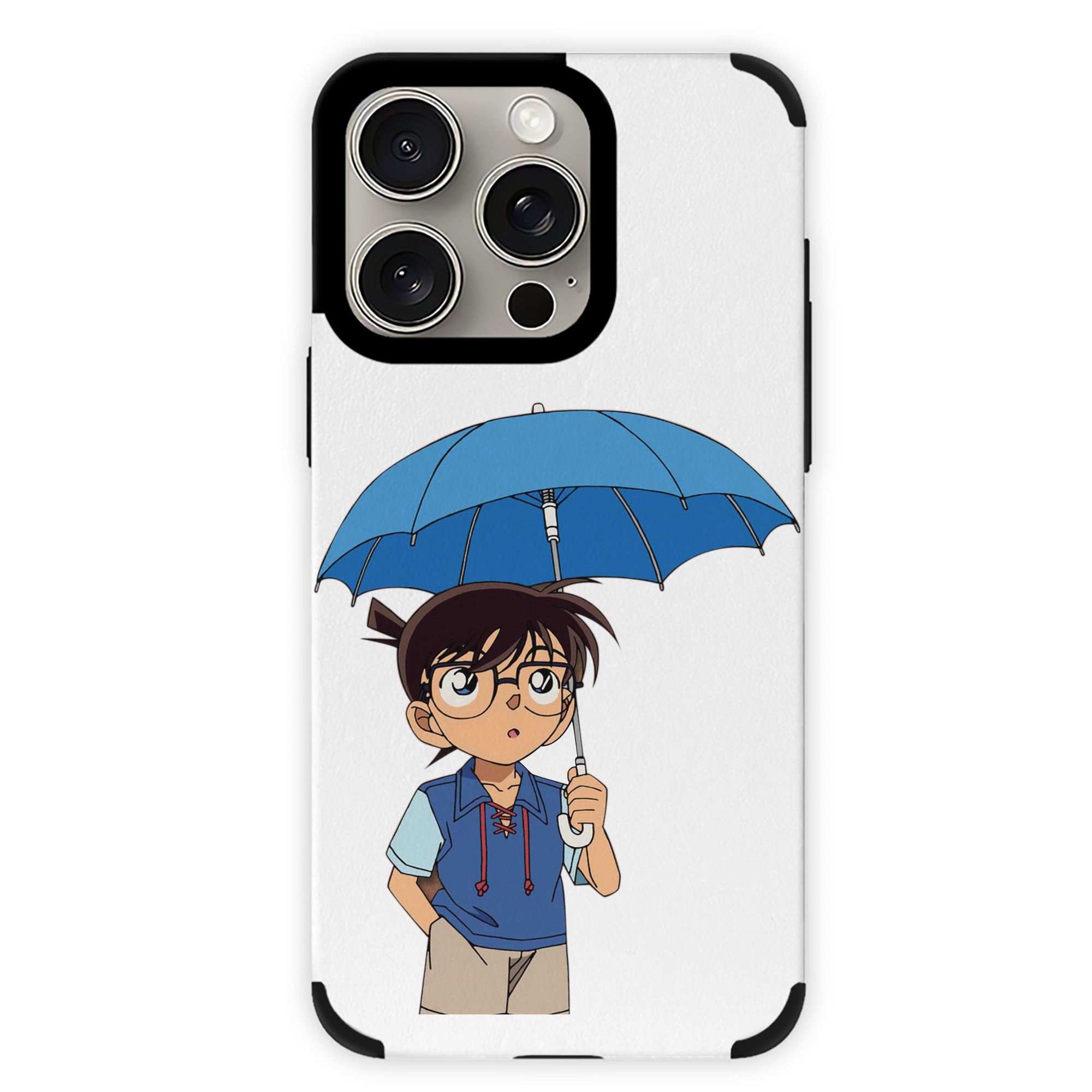 （画像用） 名探偵コナン 江戸川 コナン Detective Conan Conan Edogawa 【iPhone15ProMax対応】 PUレザー スマホケース 耐衝撃＆黄変防止