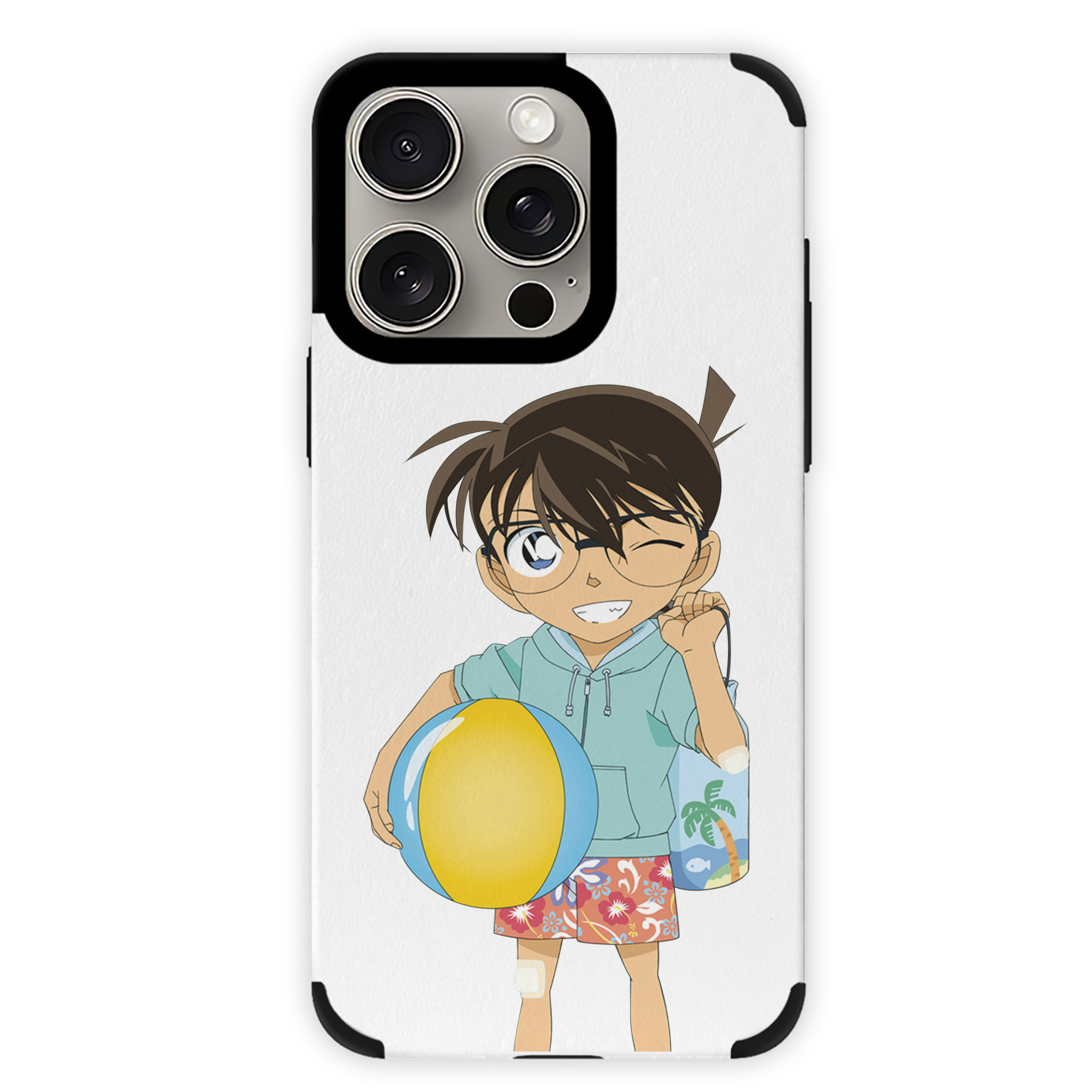 （画像用） 名探偵コナン 江戸川 コナン Detective Conan Conan Edogawa 【iPhone15ProMax対応】 PUレザー スマホケース 耐衝撃＆黄変防止