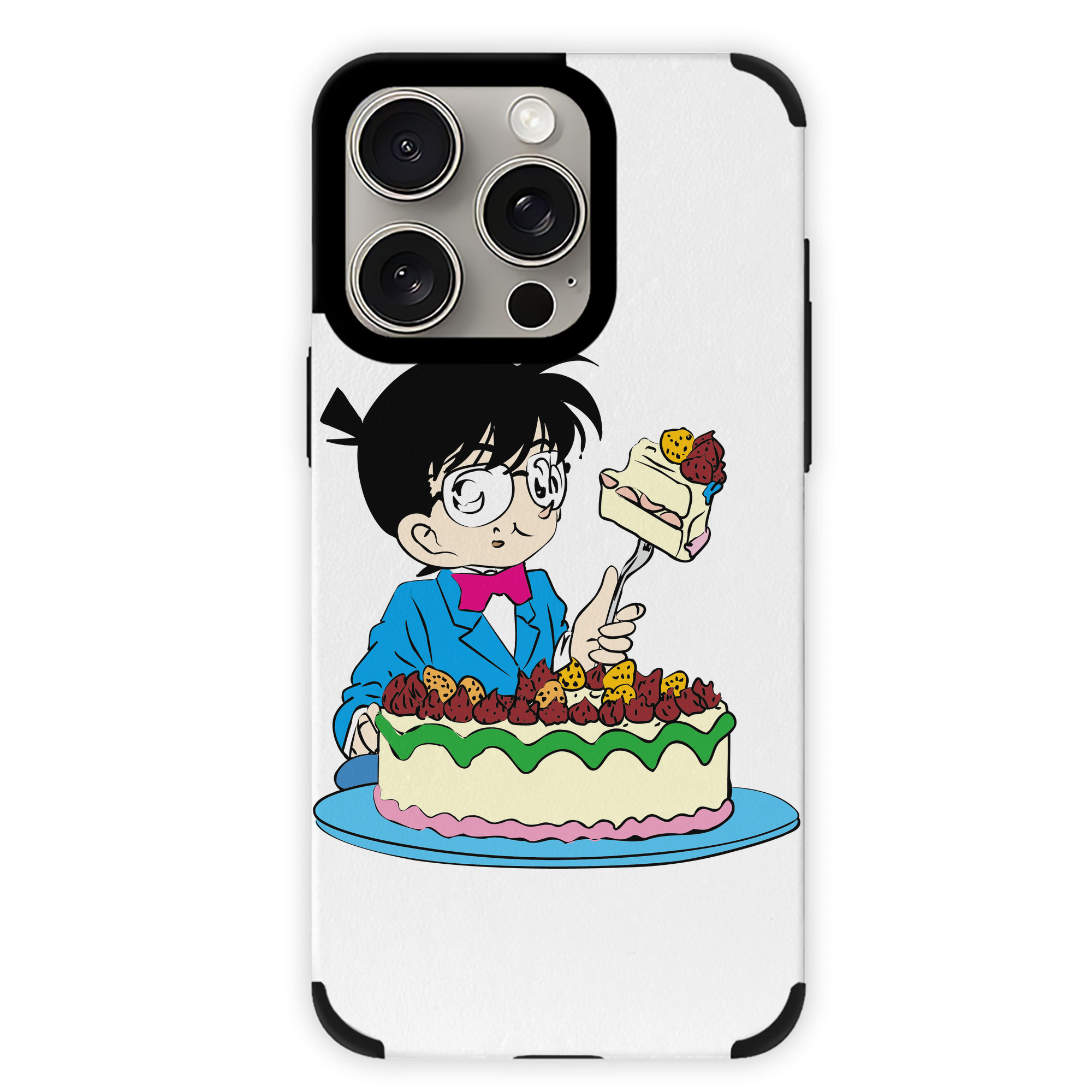 （画像用） 名探偵コナン 江戸川 コナン Detective Conan Conan Edogawa 【iPhone15ProMax対応】 PUレザー スマホケース 耐衝撃＆黄変防止