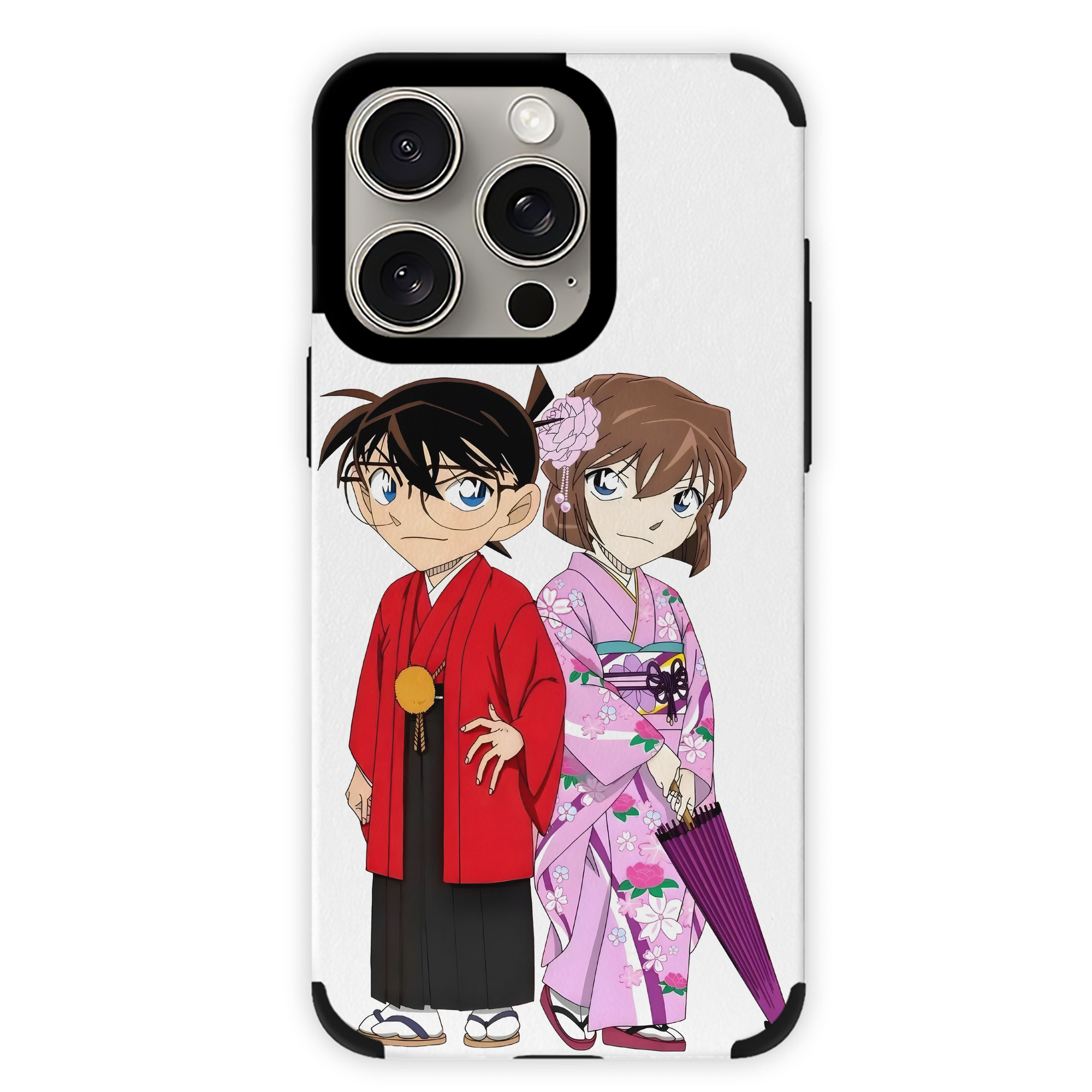 （画像用） 名探偵コナン 江戸川 コナン Detective Conan Conan Edogawa 【iPhone15ProMax対応】 PUレザー スマホケース 耐衝撃＆黄変防止
