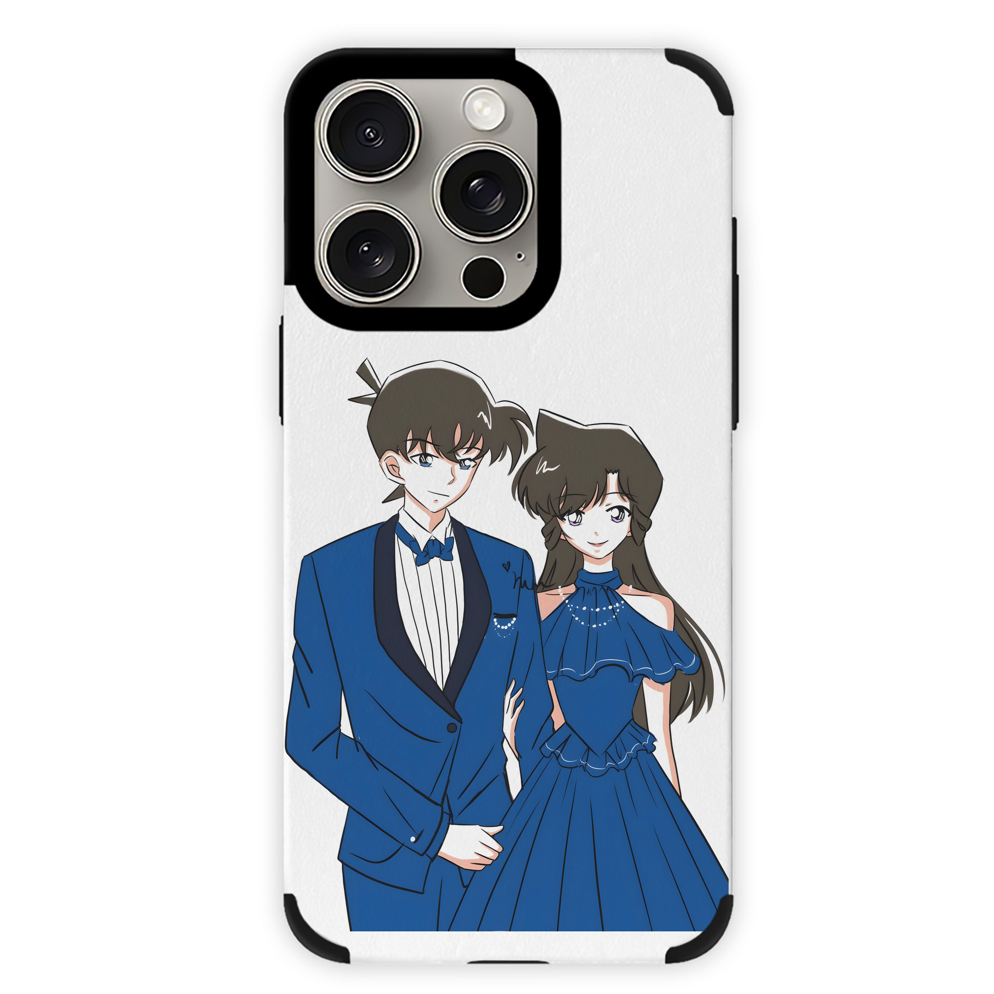 （画像用） 名探偵コナン 江戸川 コナン Detective Conan Conan Edogawa 【iPhone15ProMax対応】 PUレザー スマホケース 耐衝撃＆黄変防止
