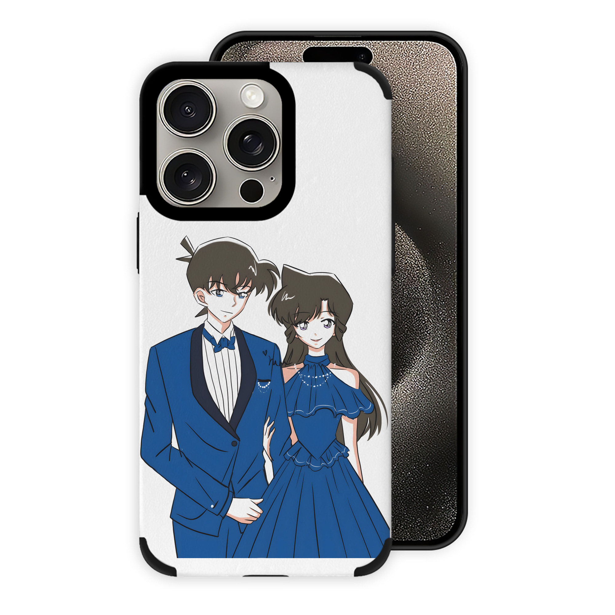 （画像用） 名探偵コナン 江戸川 コナン Detective Conan Conan Edogawa 【iPhone15ProMax対応】 PUレザー スマホケース 耐衝撃＆黄変防止