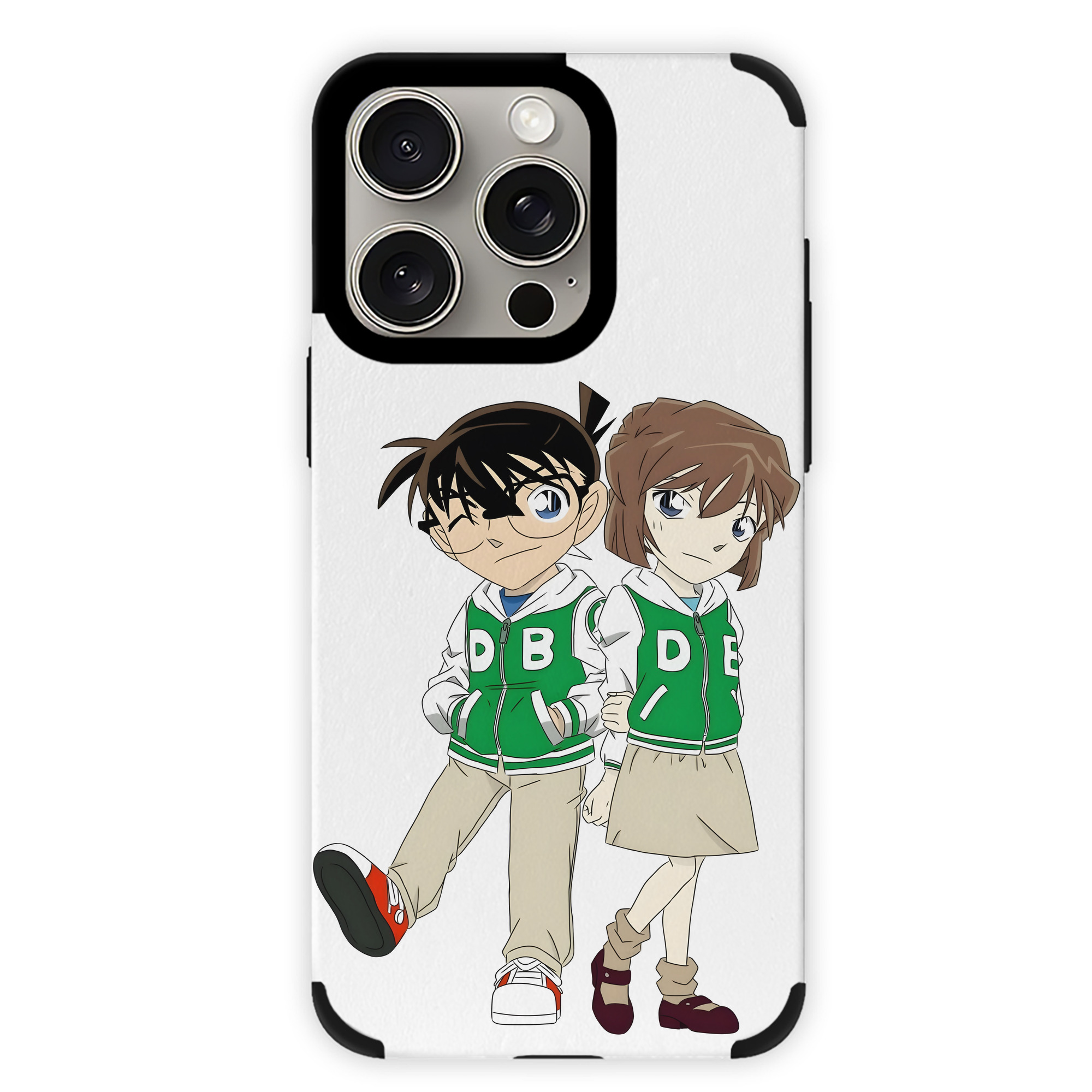 （画像用） 名探偵コナン 江戸川 コナン Detective Conan Conan Edogawa 【iPhone15ProMax対応】 PUレザー スマホケース 耐衝撃＆黄変防止