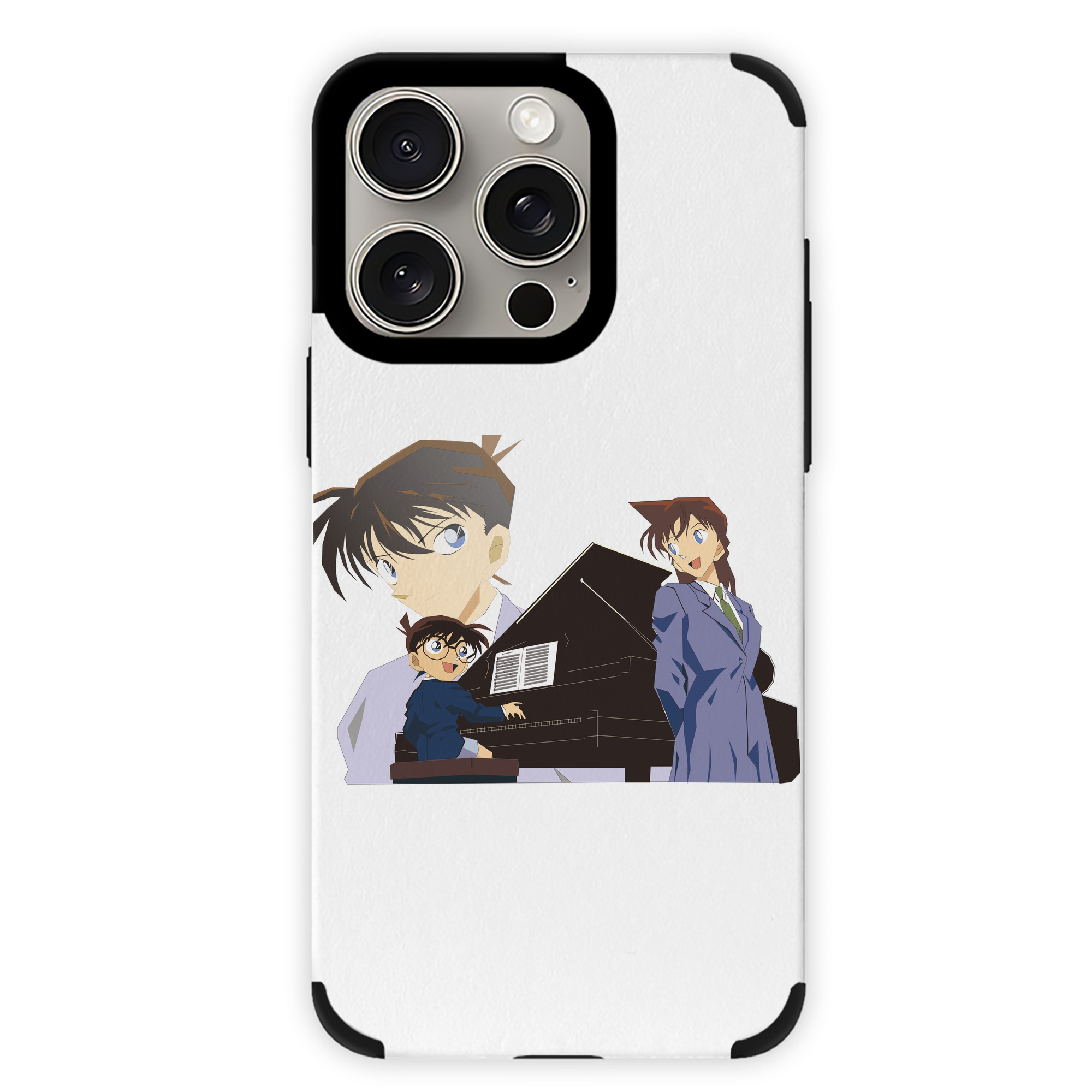 （画像用） 名探偵コナン 毛利 蘭 もうり らん、モーリ ラン Detective Conan Rachel Moore 【iPhone15ProMax対応】 PUレザー スマホケース 耐衝撃＆黄変防止