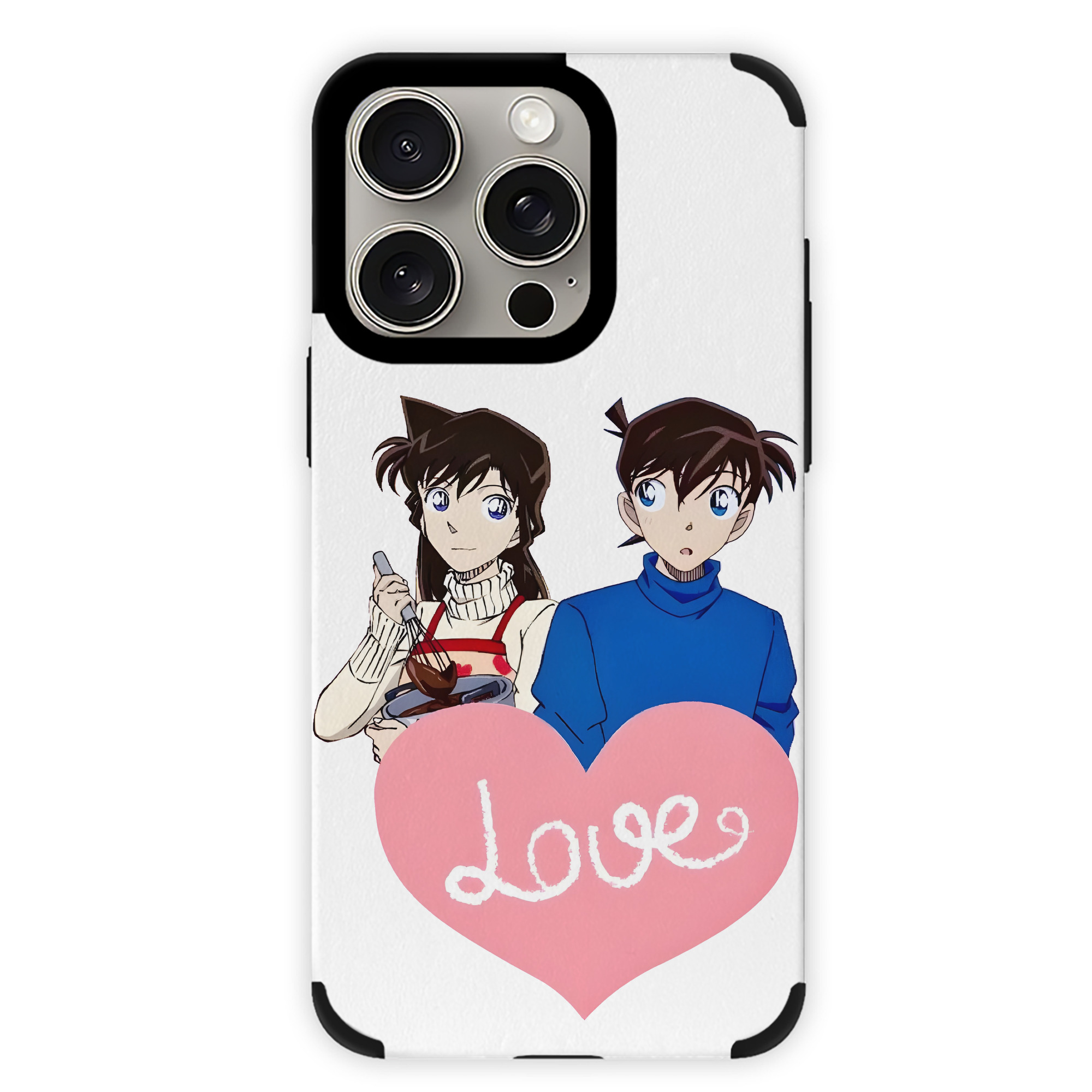 （画像用） 名探偵コナン 毛利 蘭 もうり らん、モーリ ラン Detective Conan Rachel Moore 【iPhone15ProMax対応】 PUレザー スマホケース 耐衝撃＆黄変防止