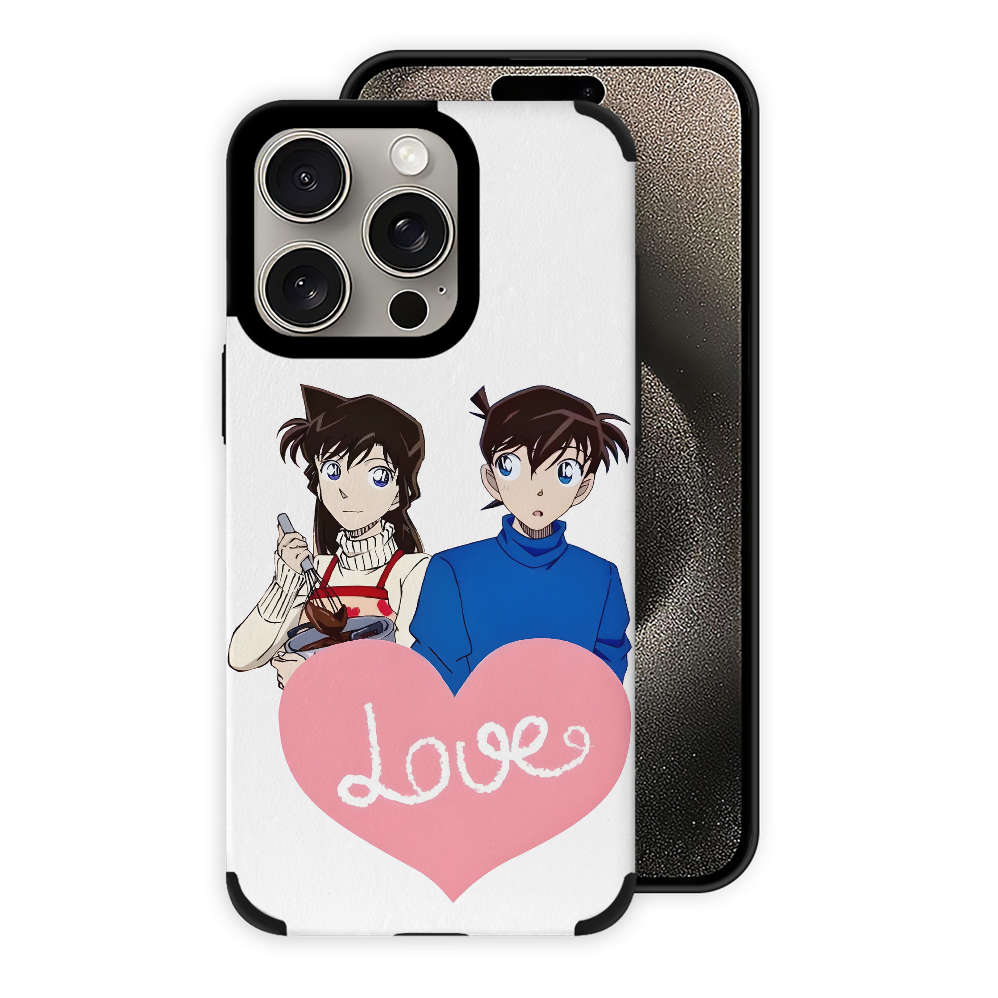 （画像用） 名探偵コナン 毛利 蘭 もうり らん、モーリ ラン Detective Conan Rachel Moore 【iPhone15ProMax対応】 PUレザー スマホケース 耐衝撃＆黄変防止