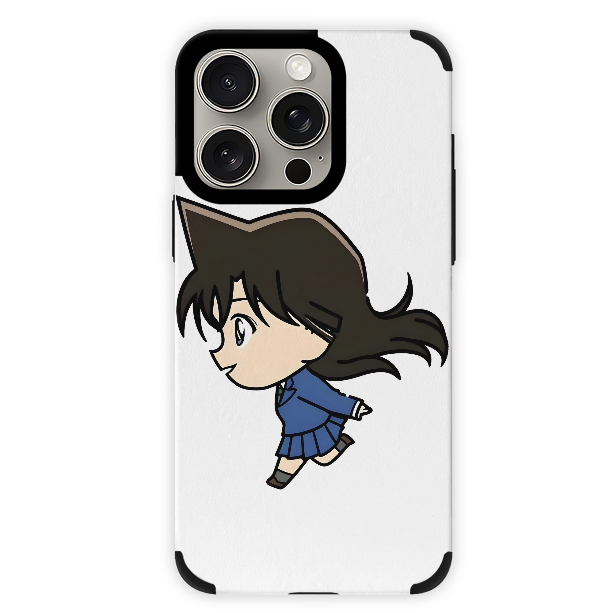 （画像用） 名探偵コナン 毛利 蘭 もうり らん、モーリ ラン Detective Conan Rachel Moore 【iPhone15ProMax対応】 PUレザー スマホケース 耐衝撃＆黄変防止