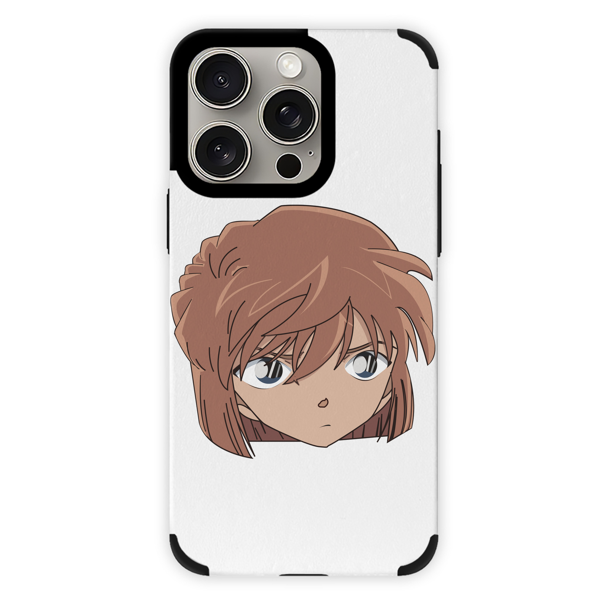 （画像用） 名探偵コナン 灰原 哀 はいばら あい Detective Conan Anita Hailey、Vi Graythorn Haibara Ai 【iPhone15ProMax対応】 PUレザー スマホケース 耐衝撃＆黄変防止