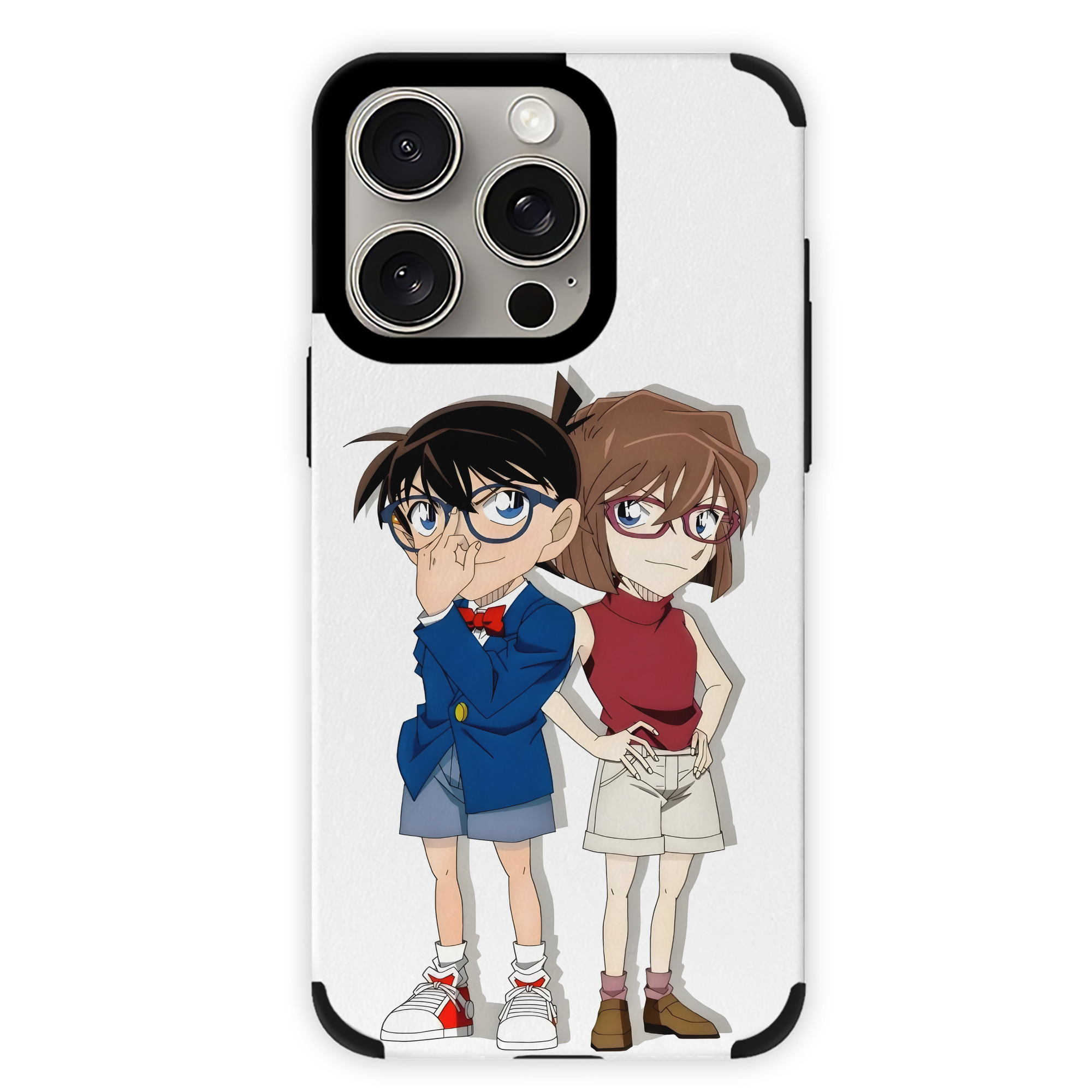 （画像用） 名探偵コナン 灰原 哀 はいばら あい Detective Conan Anita Hailey、Vi Graythorn Haibara Ai 【iPhone15ProMax対応】 PUレザー スマホケース 耐衝撃＆黄変防止