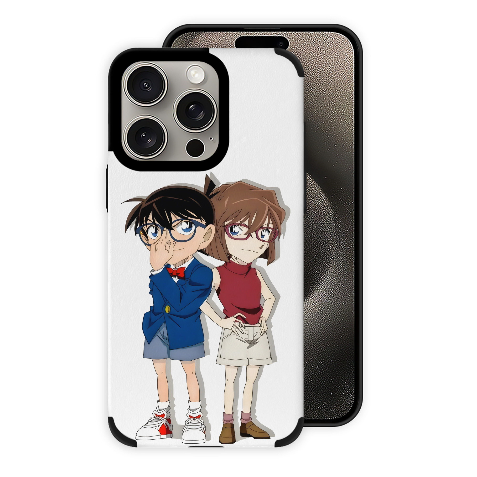 （画像用） 名探偵コナン 灰原 哀 はいばら あい Detective Conan Anita Hailey、Vi Graythorn Haibara Ai 【iPhone15ProMax対応】 PUレザー スマホケース 耐衝撃＆黄変防止