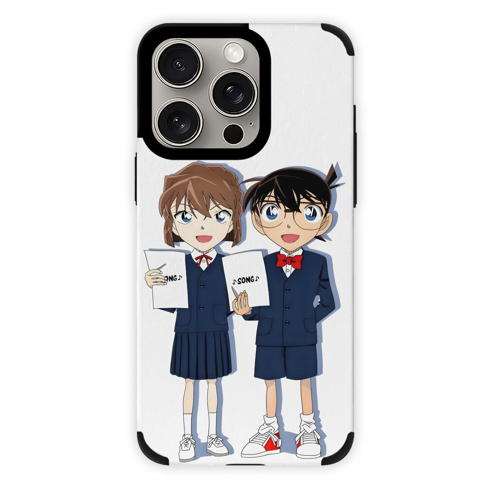 （画像用） 名探偵コナン 灰原 哀 はいばら あい Detective Conan Anita Hailey、Vi Graythorn Haibara Ai 【iPhone15ProMax対応】 PUレザー スマホケース 耐衝撃＆黄変防止