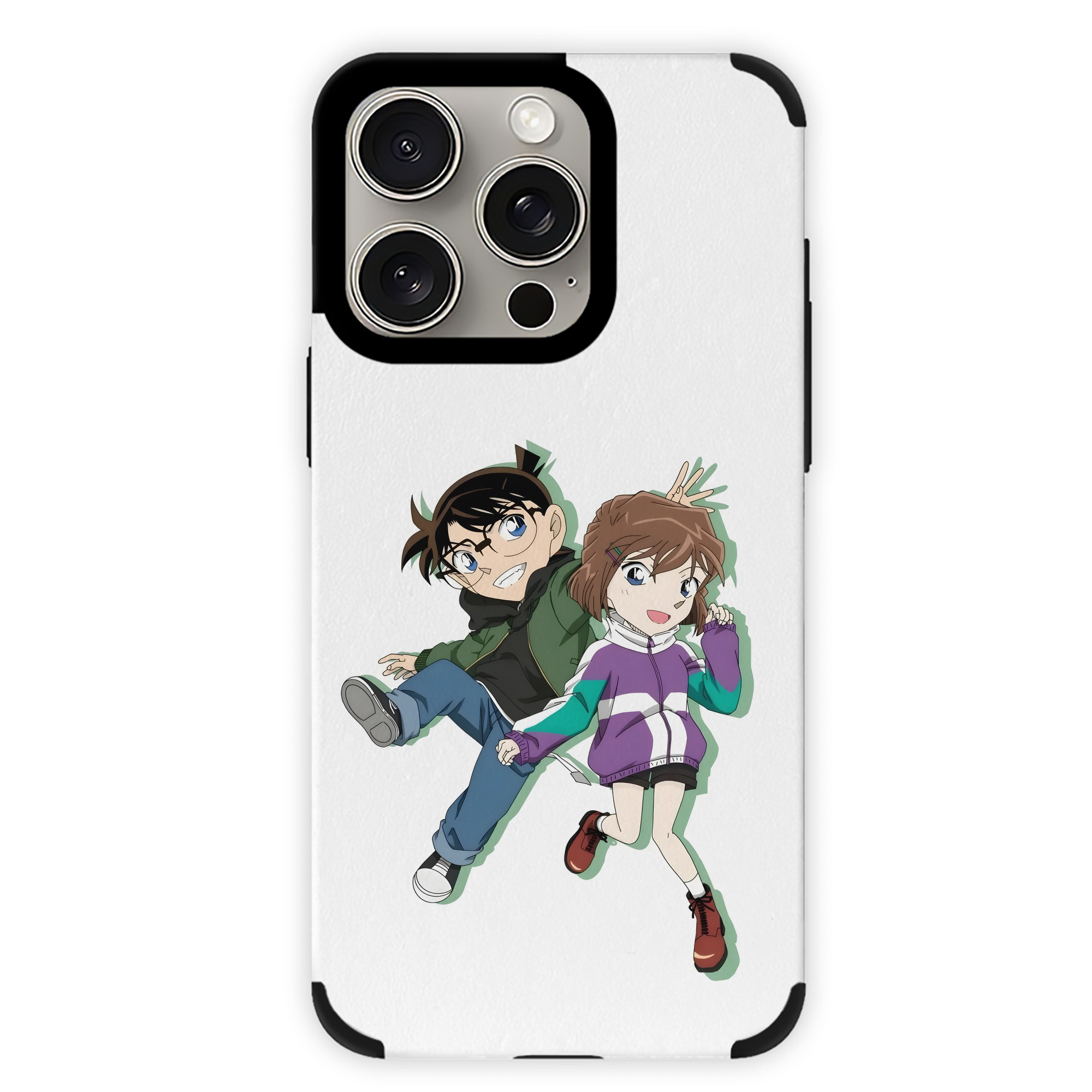（画像用） 名探偵コナン 灰原 哀 はいばら あい Detective Conan Anita Hailey、Vi Graythorn Haibara Ai 【iPhone15ProMax対応】 PUレザー スマホケース 耐衝撃＆黄変防止
