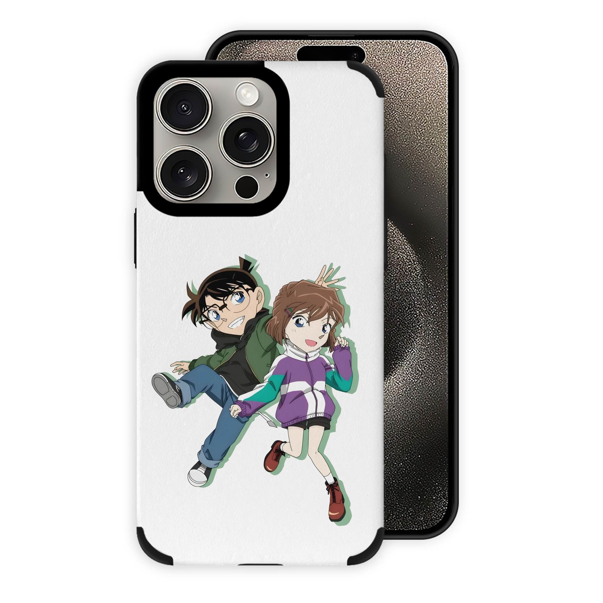 （画像用） 名探偵コナン 灰原 哀 はいばら あい Detective Conan Anita Hailey、Vi Graythorn Haibara Ai 【iPhone15ProMax対応】 PUレザー スマホケース 耐衝撃＆黄変防止