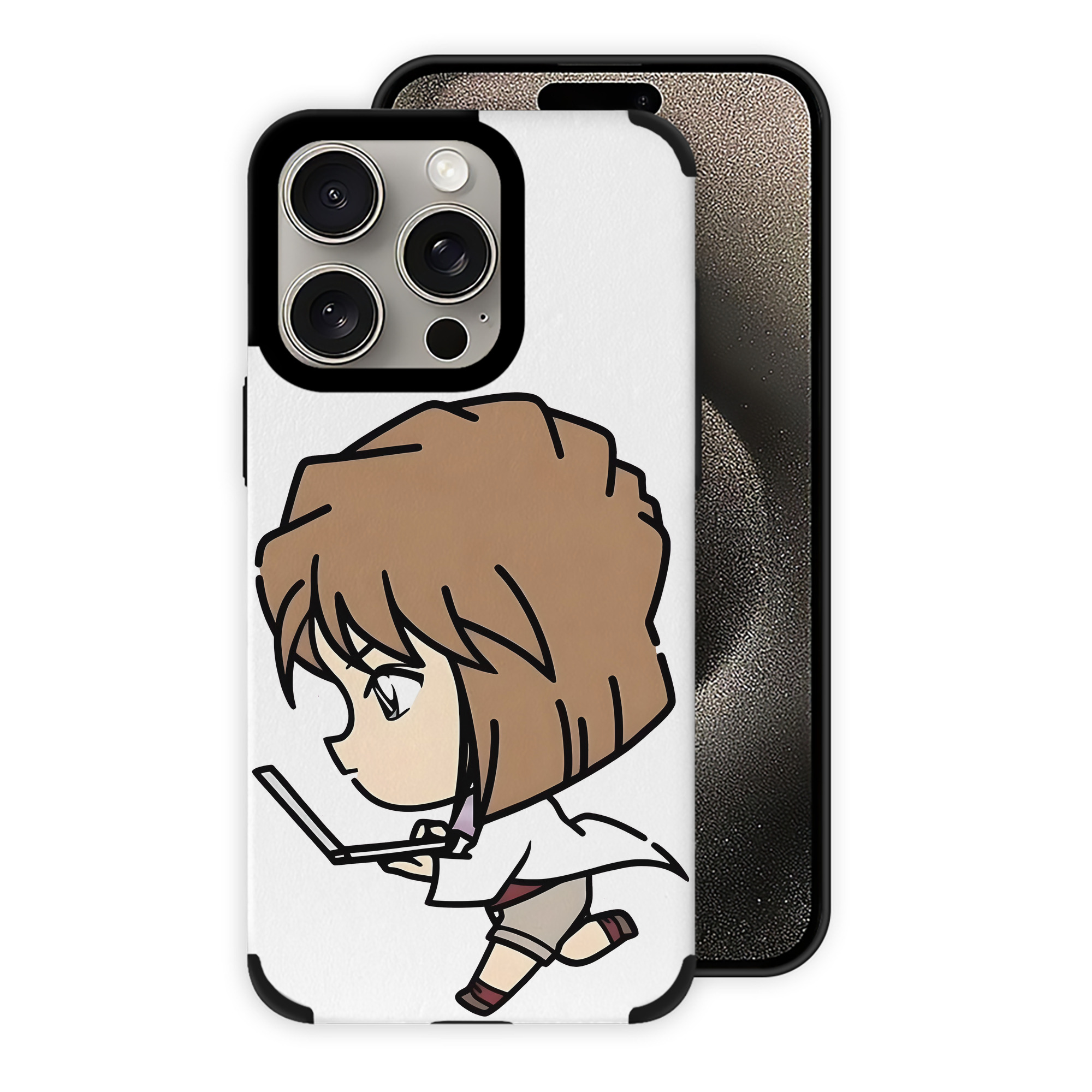 （画像用） 名探偵コナン 灰原 哀 はいばら あい Detective Conan Anita Hailey、Vi Graythorn Haibara Ai 【iPhone15ProMax対応】 PUレザー スマホケース 耐衝撃＆黄変防止