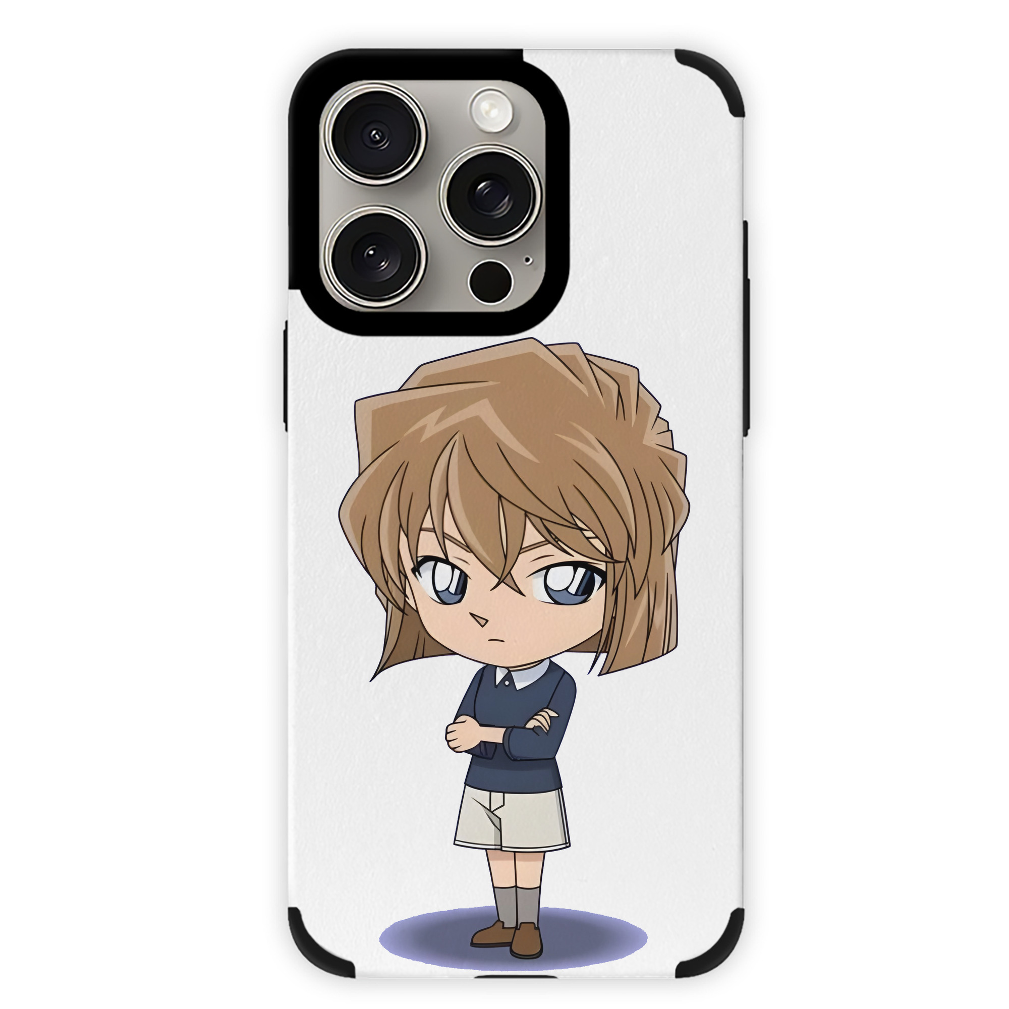 （画像用） 名探偵コナン 灰原 哀 はいばら あい Detective Conan Anita Hailey、Vi Graythorn Haibara Ai 【iPhone15ProMax対応】 PUレザー スマホケース 耐衝撃＆黄変防止