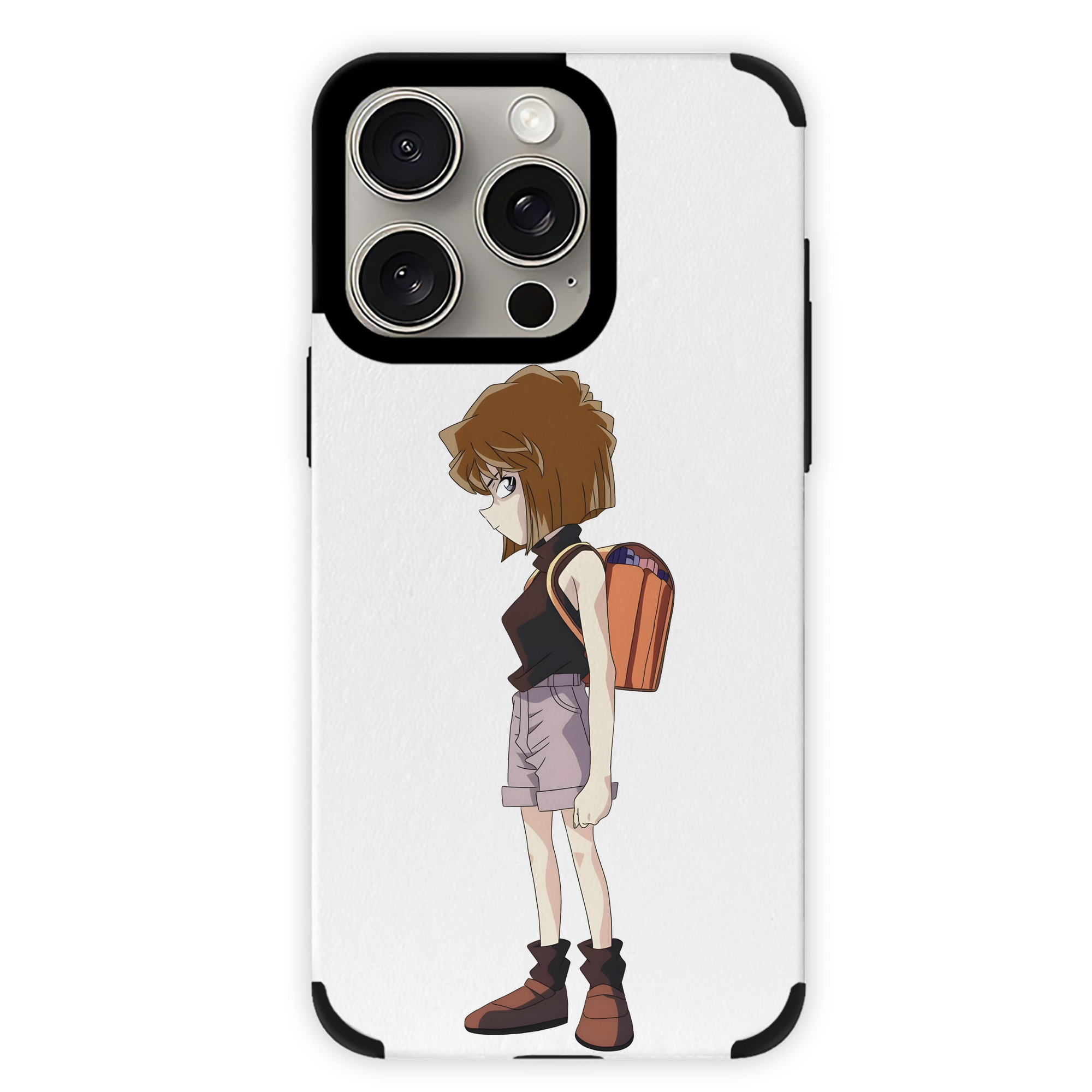 （画像用） 名探偵コナン 灰原 哀 はいばら あい Detective Conan Anita Hailey、Vi Graythorn Haibara Ai 【iPhone15ProMax対応】 PUレザー スマホケース 耐衝撃＆黄変防止