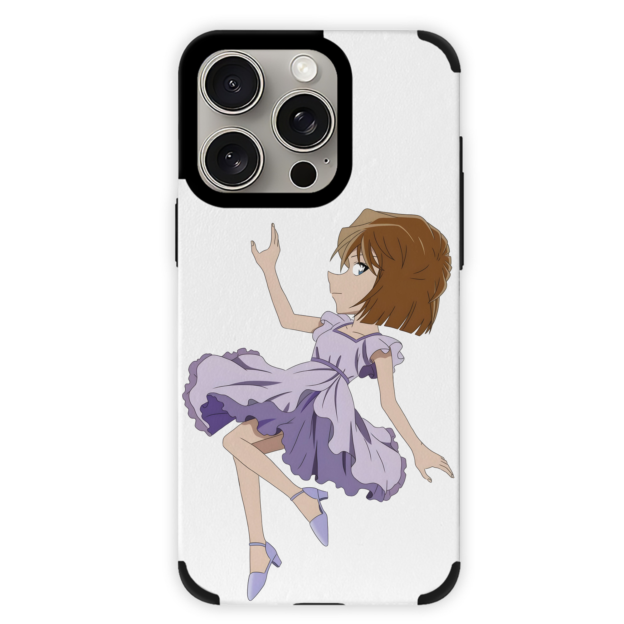 （画像用） 名探偵コナン 灰原 哀 はいばら あい Detective Conan Anita Hailey、Vi Graythorn Haibara Ai 【iPhone15ProMax対応】 PUレザー スマホケース 耐衝撃＆黄変防止