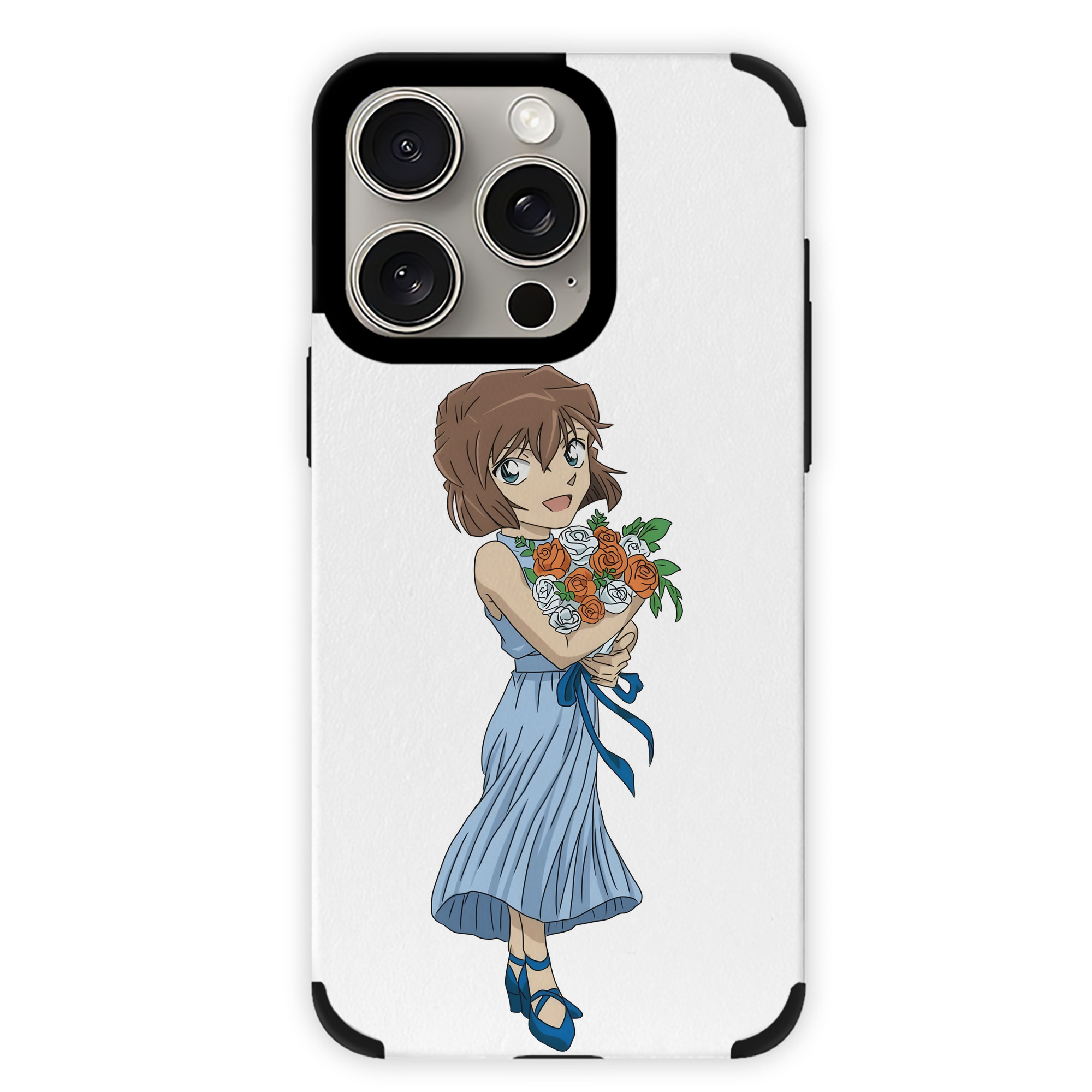 （画像用） 名探偵コナン 灰原 哀 はいばら あい Detective Conan Anita Hailey、Vi Graythorn Haibara Ai 【iPhone15ProMax対応】 PUレザー スマホケース 耐衝撃＆黄変防止