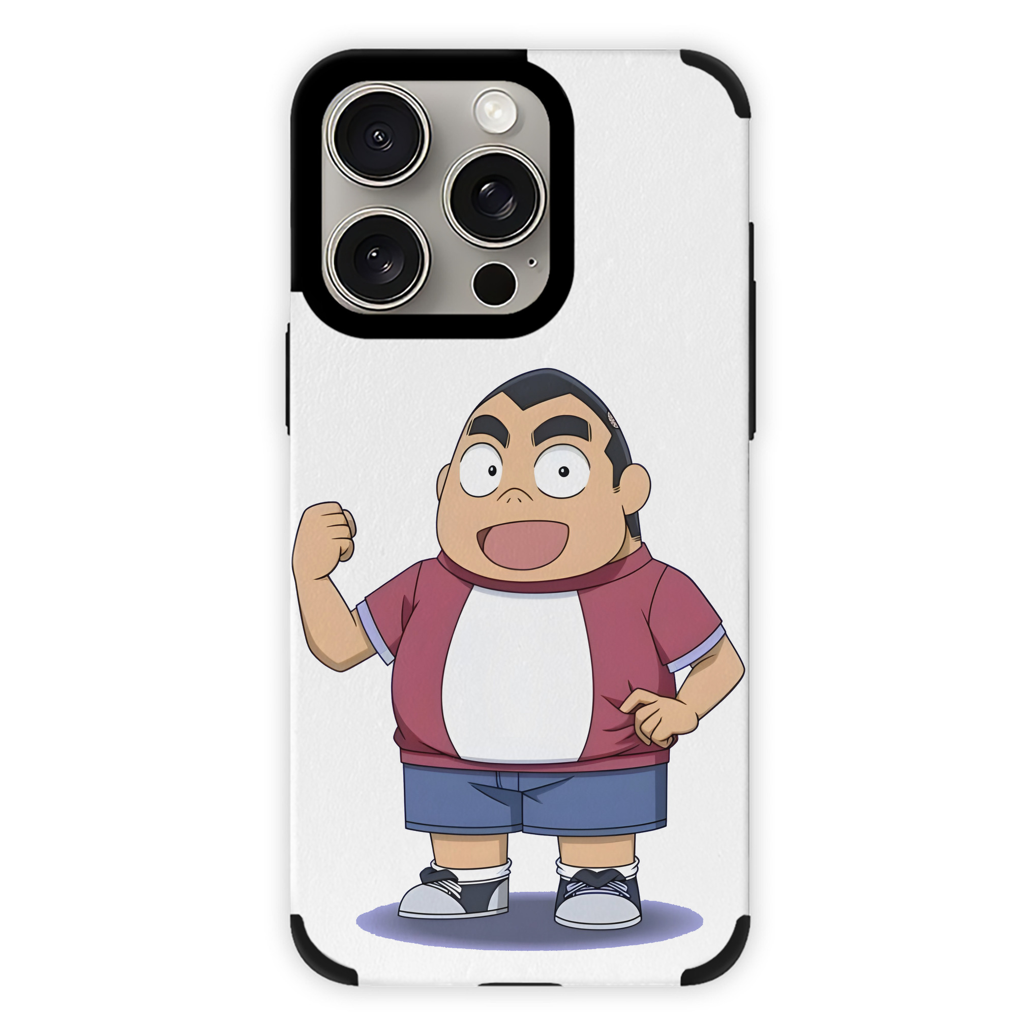 （画像用） 名探偵コナン 小嶋 元太 こじま げんた Detective Conan Kojima Genta 【iPhone15ProMax対応】 PUレザー スマホケース 耐衝撃＆黄変防止