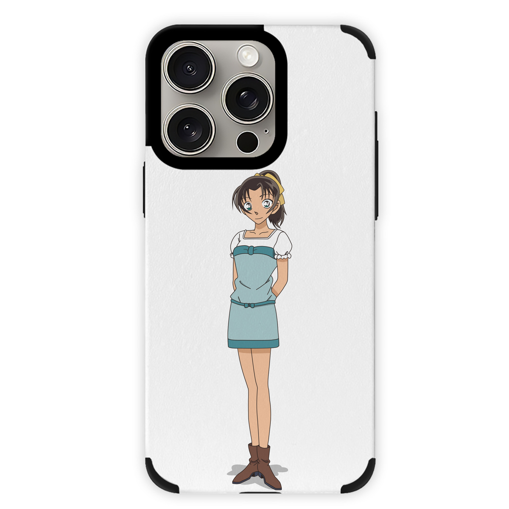 （画像用） 名探偵コナン Detective Conan 【iPhone15ProMax対応】 PUレザー スマホケース 耐衝撃＆黄変防止