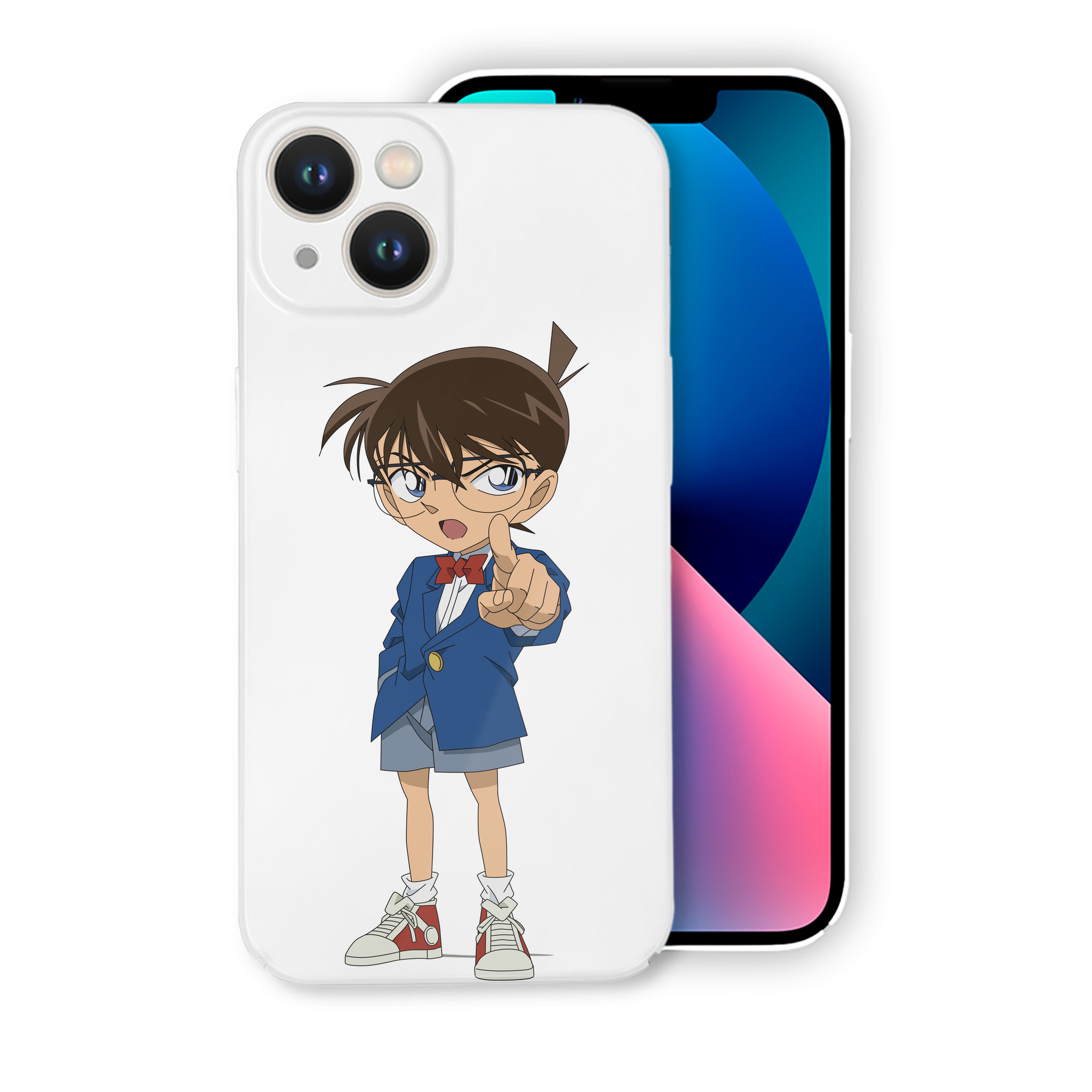 （画像用） 名探偵コナン 江戸川 コナン Detective Conan Conan Edogawa 【iPhone 14シリーズ対応】ハードケース
