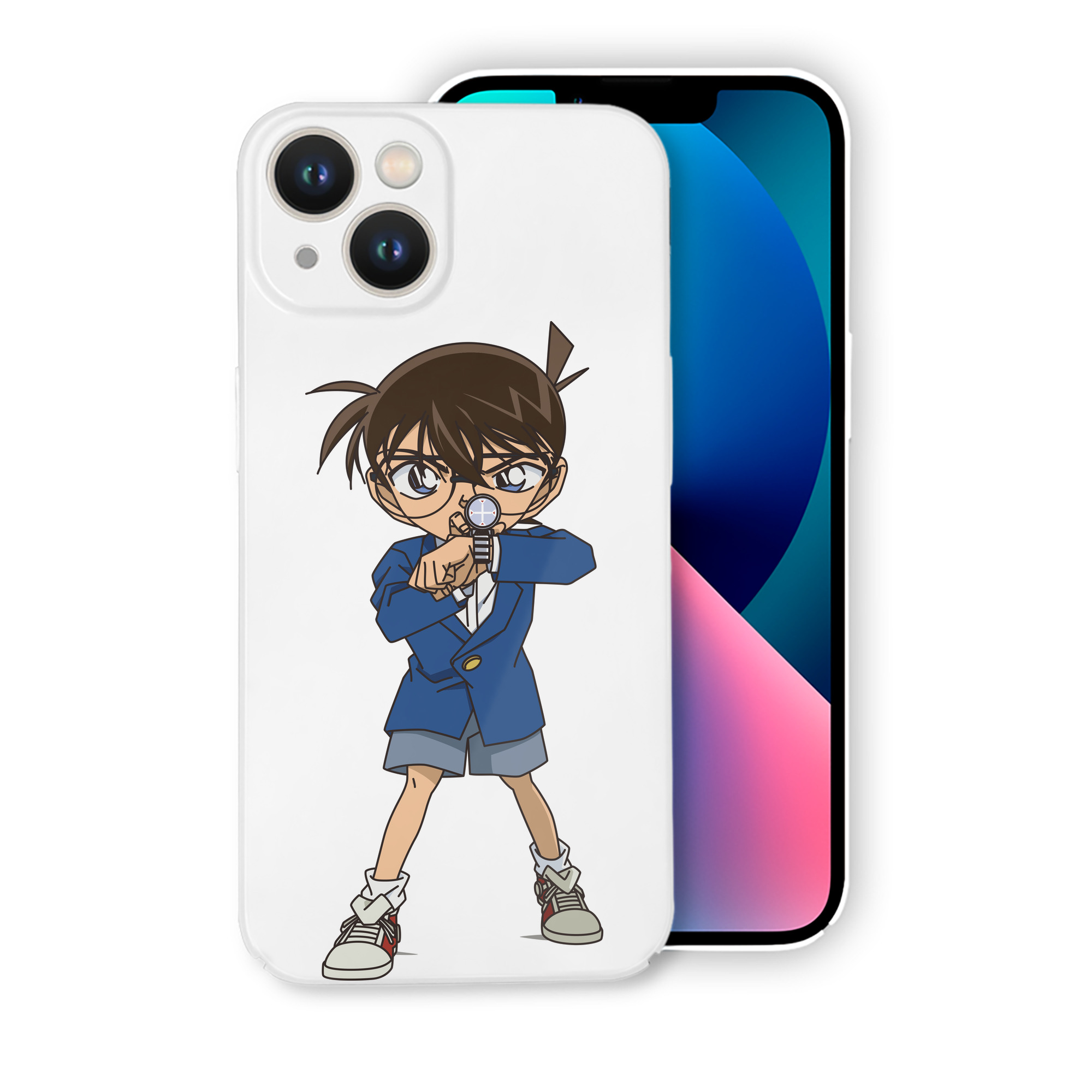 （画像用） 名探偵コナン 江戸川 コナン Detective Conan Conan Edogawa 【iPhone 14シリーズ対応】ハードケース