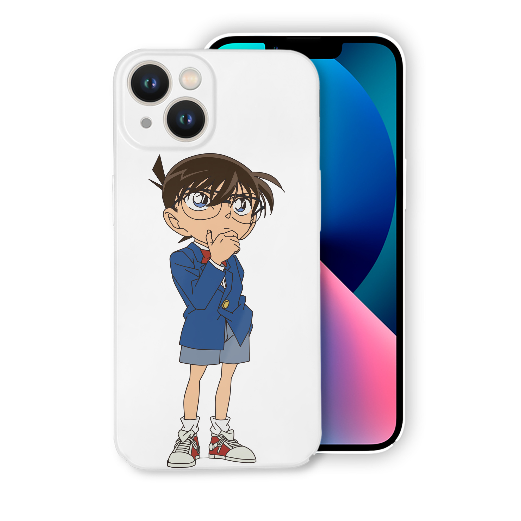 （画像用） 名探偵コナン 江戸川 コナン Detective Conan Conan Edogawa 【iPhone 14シリーズ対応】ハードケース