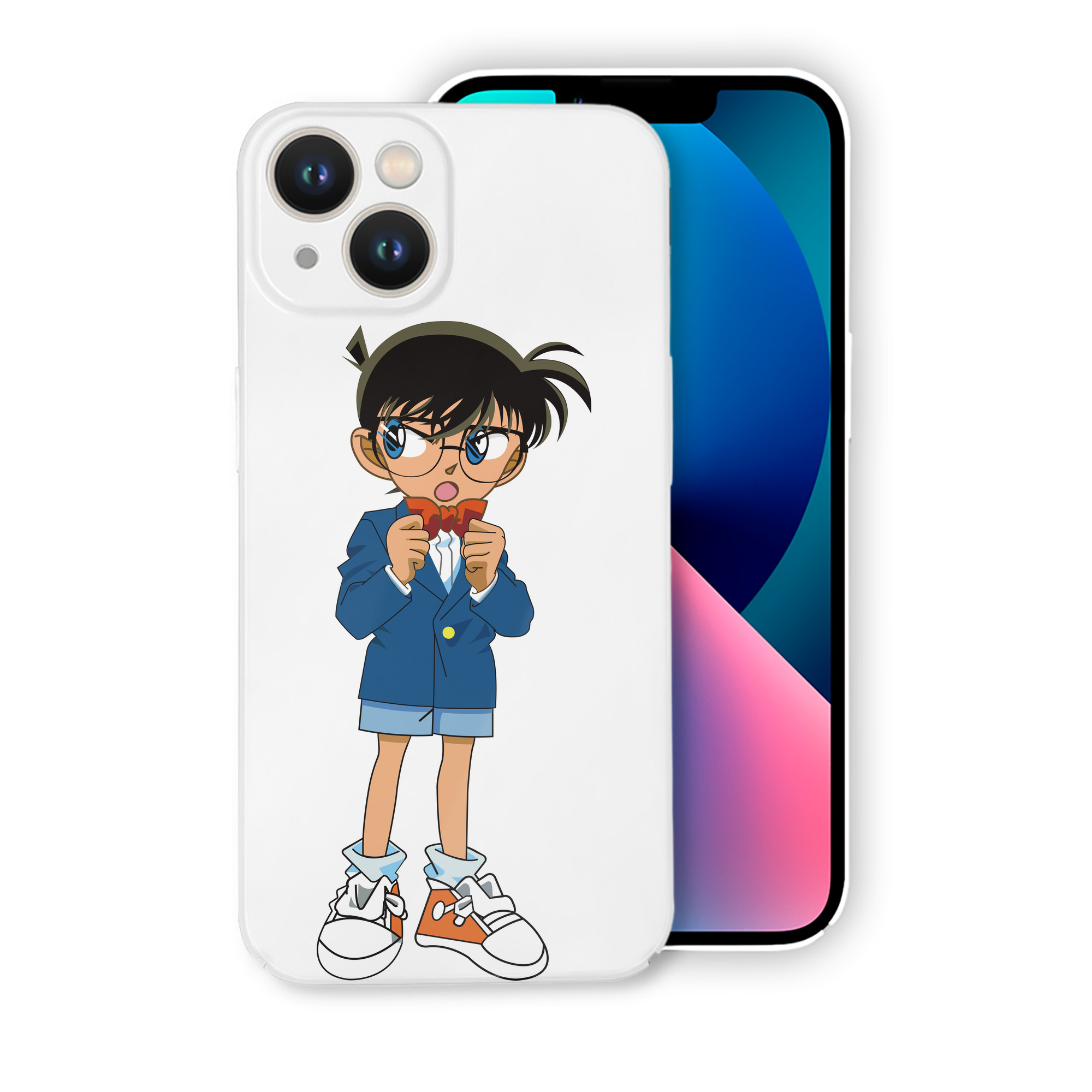 （画像用） 名探偵コナン 江戸川 コナン Detective Conan Conan Edogawa 【iPhone 14シリーズ対応】ハードケース