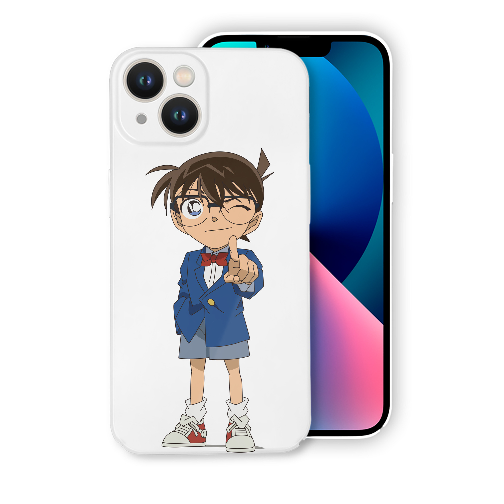 （画像用） 名探偵コナン 江戸川 コナン Detective Conan Conan Edogawa 【iPhone 14シリーズ対応】ハードケース
