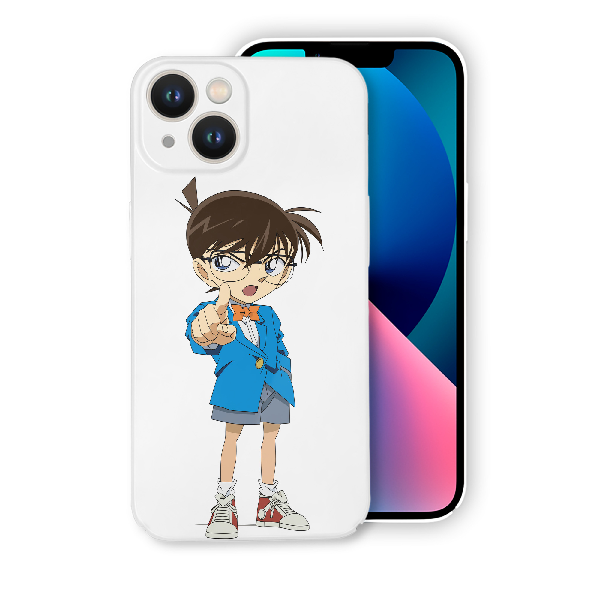（画像用） 名探偵コナン 江戸川 コナン Detective Conan Conan Edogawa 【iPhone 14シリーズ対応】ハードケース