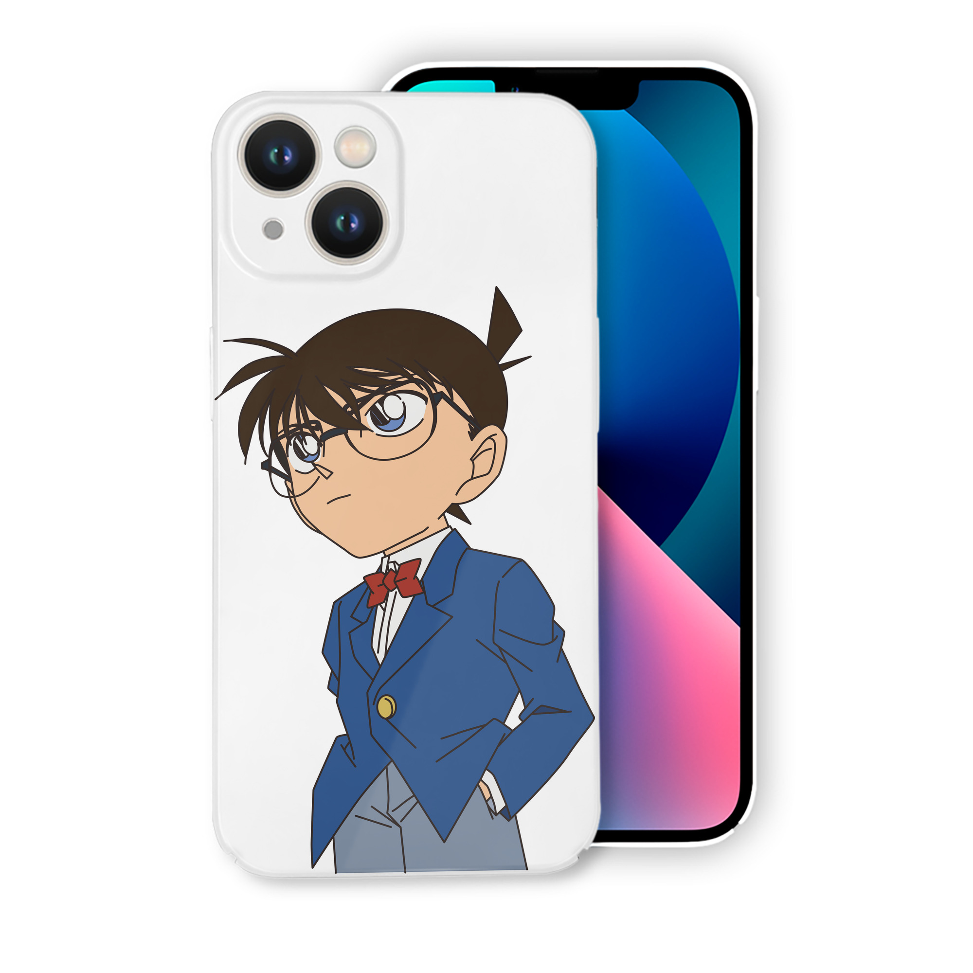 （画像用） 名探偵コナン 江戸川 コナン Detective Conan Conan Edogawa 【iPhone 14シリーズ対応】ハードケース