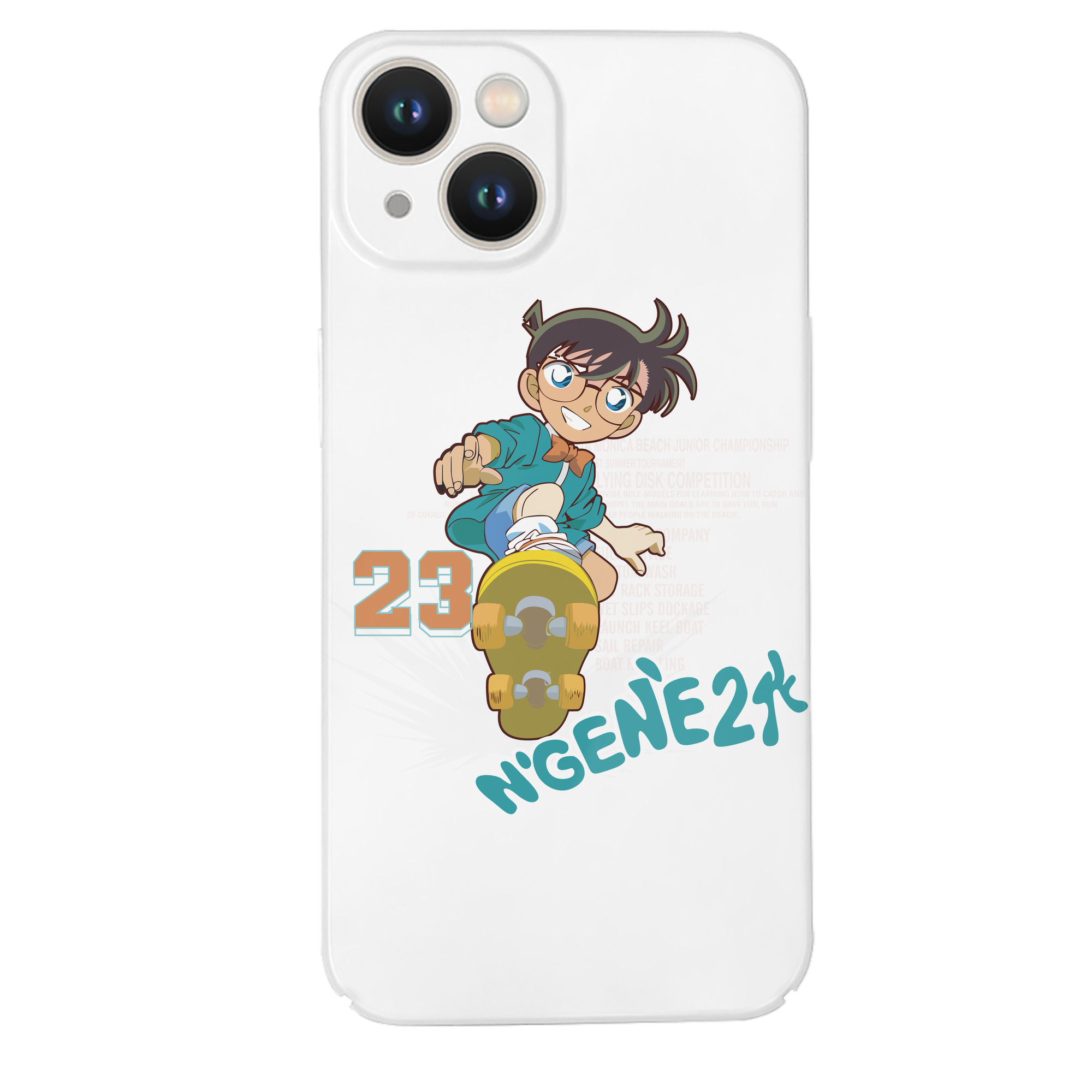 （画像用） 名探偵コナン 江戸川 コナン Detective Conan Conan Edogawa 【iPhone 14シリーズ対応】ハードケース