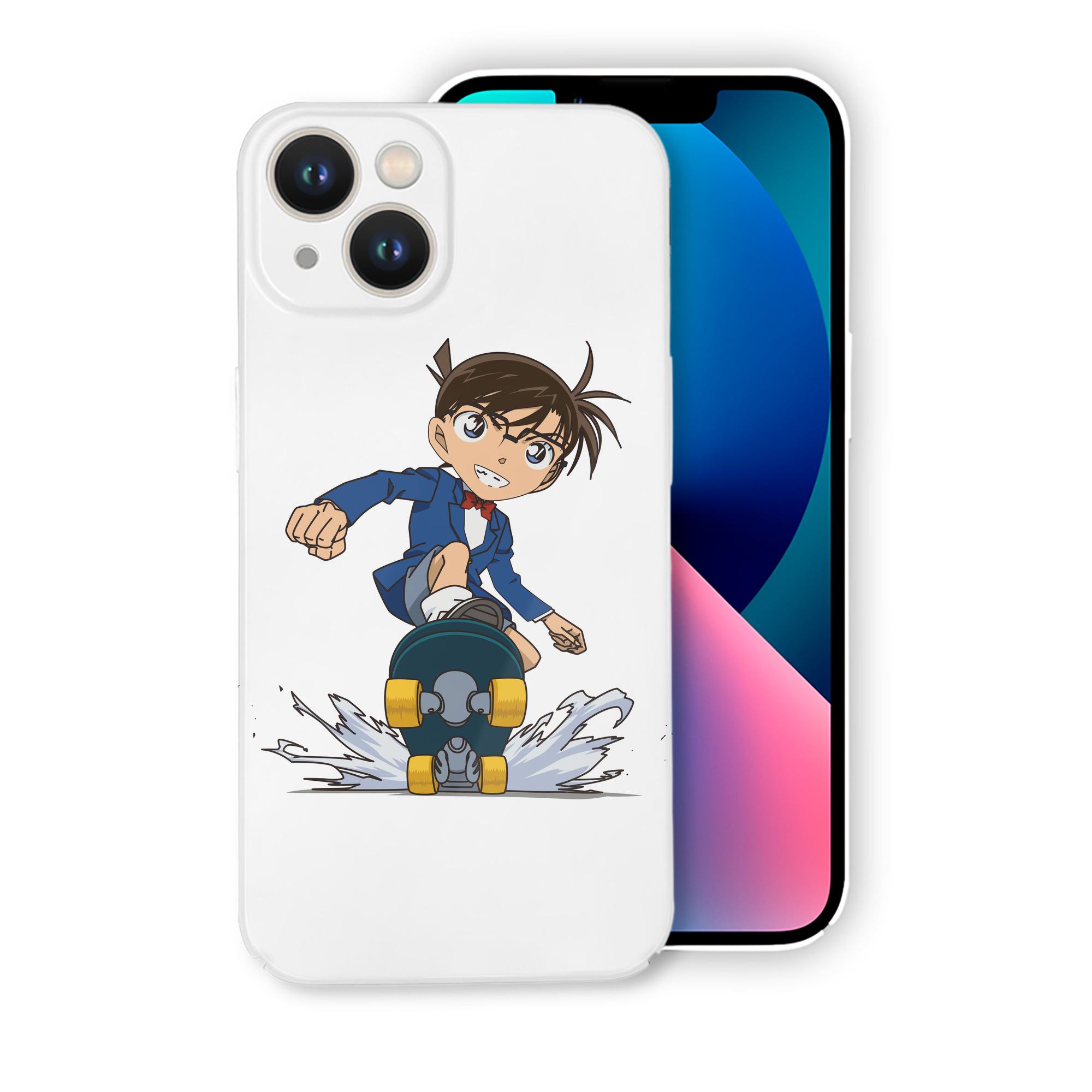 （画像用） 名探偵コナン 江戸川 コナン Detective Conan Conan Edogawa 【iPhone 14シリーズ対応】ハードケース