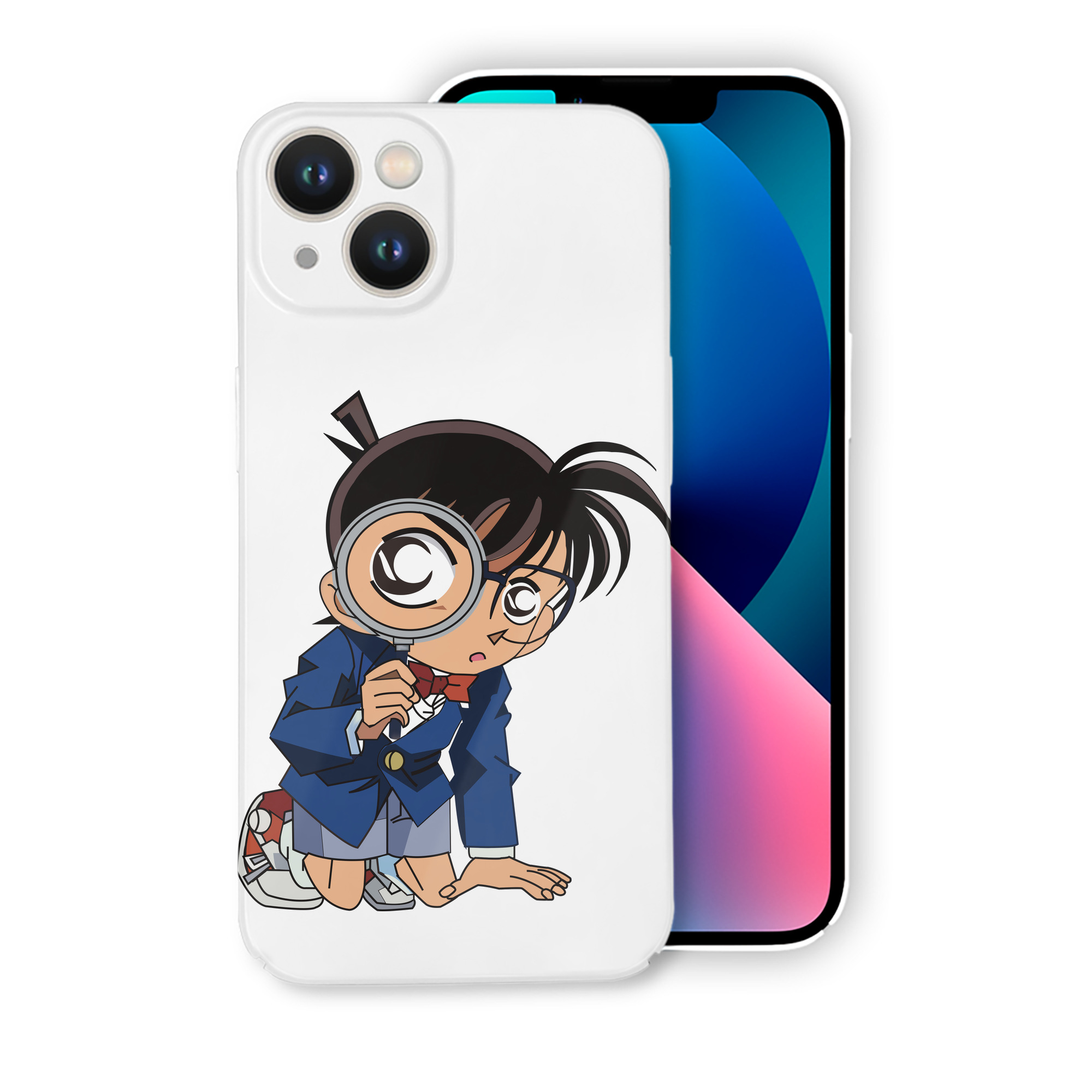 （画像用） 名探偵コナン 江戸川 コナン Detective Conan Conan Edogawa 【iPhone 14シリーズ対応】ハードケース