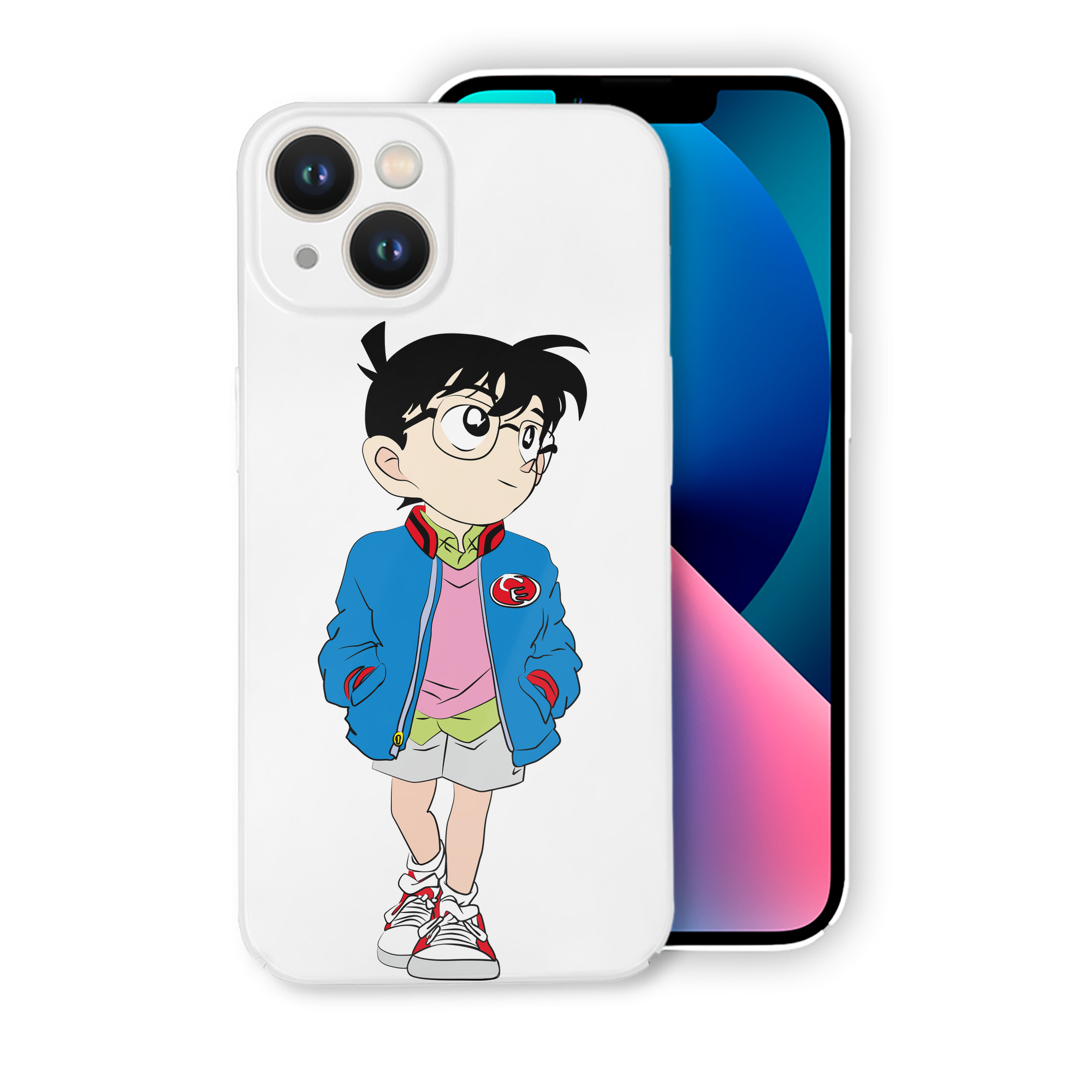 （画像用） 名探偵コナン 江戸川 コナン Detective Conan Conan Edogawa 【iPhone 14シリーズ対応】ハードケース