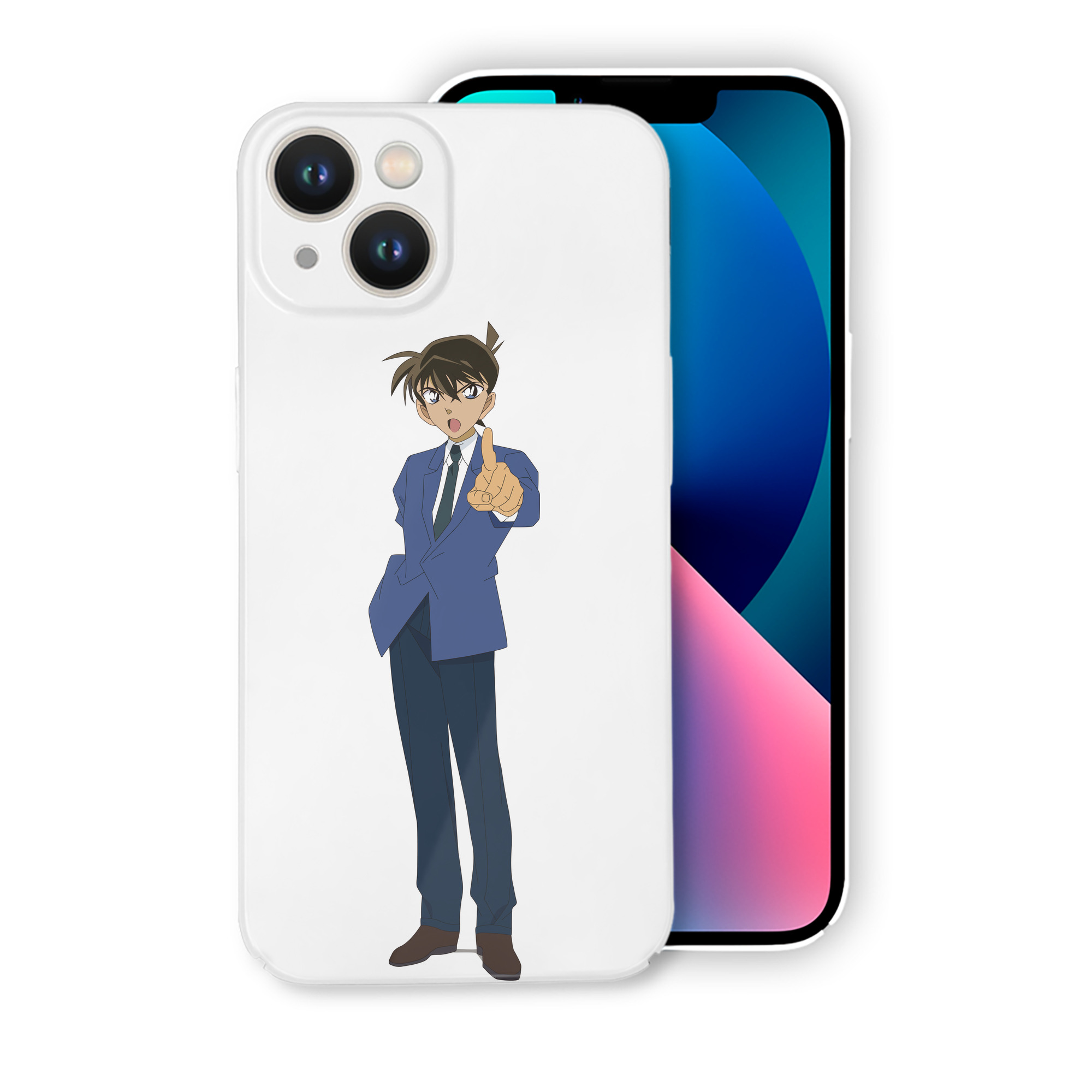 （画像用） 名探偵コナン 江戸川 コナン Detective Conan Conan Edogawa 【iPhone 14シリーズ対応】ハードケース