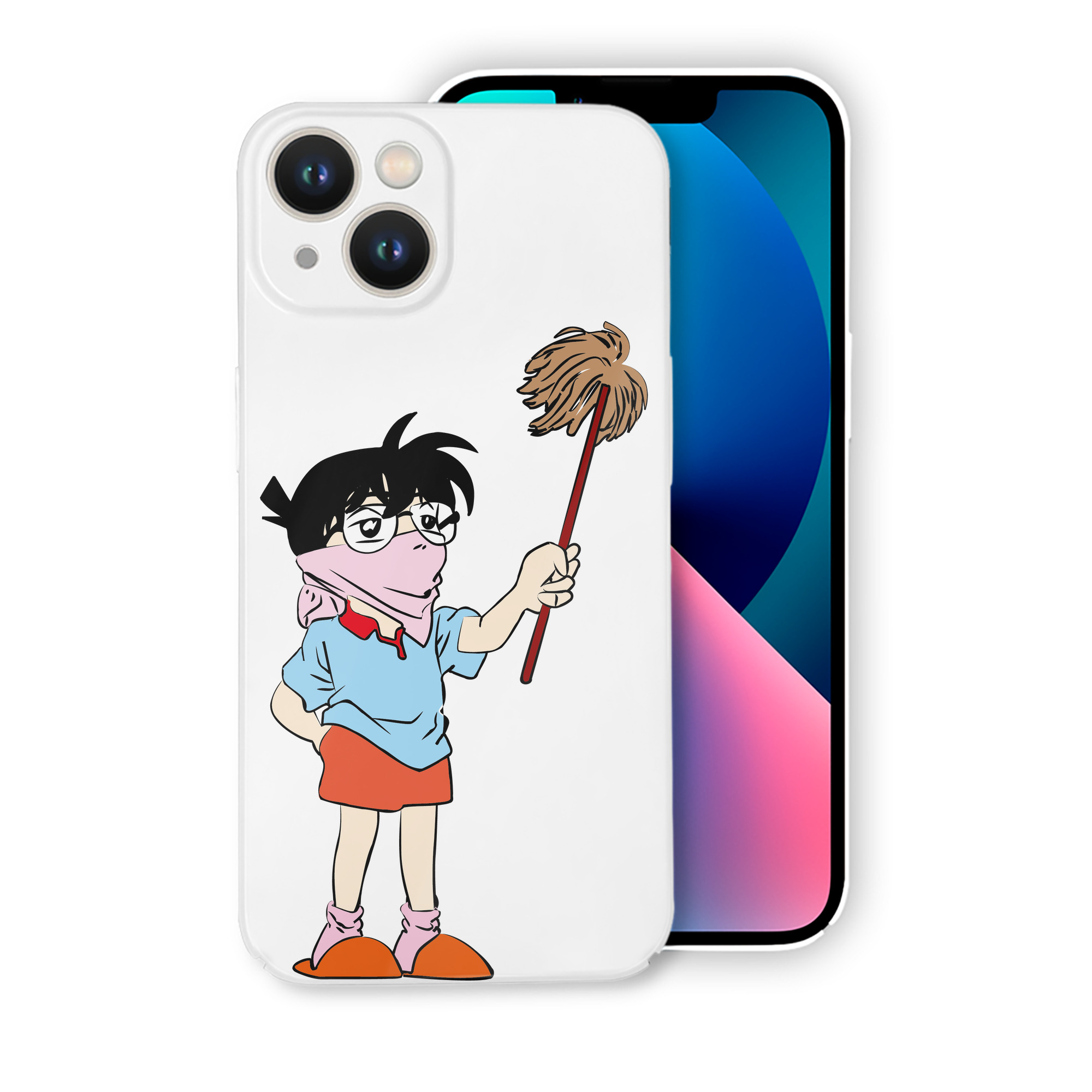 （画像用） 名探偵コナン 江戸川 コナン Detective Conan Conan Edogawa 【iPhone 14シリーズ対応】ハードケース