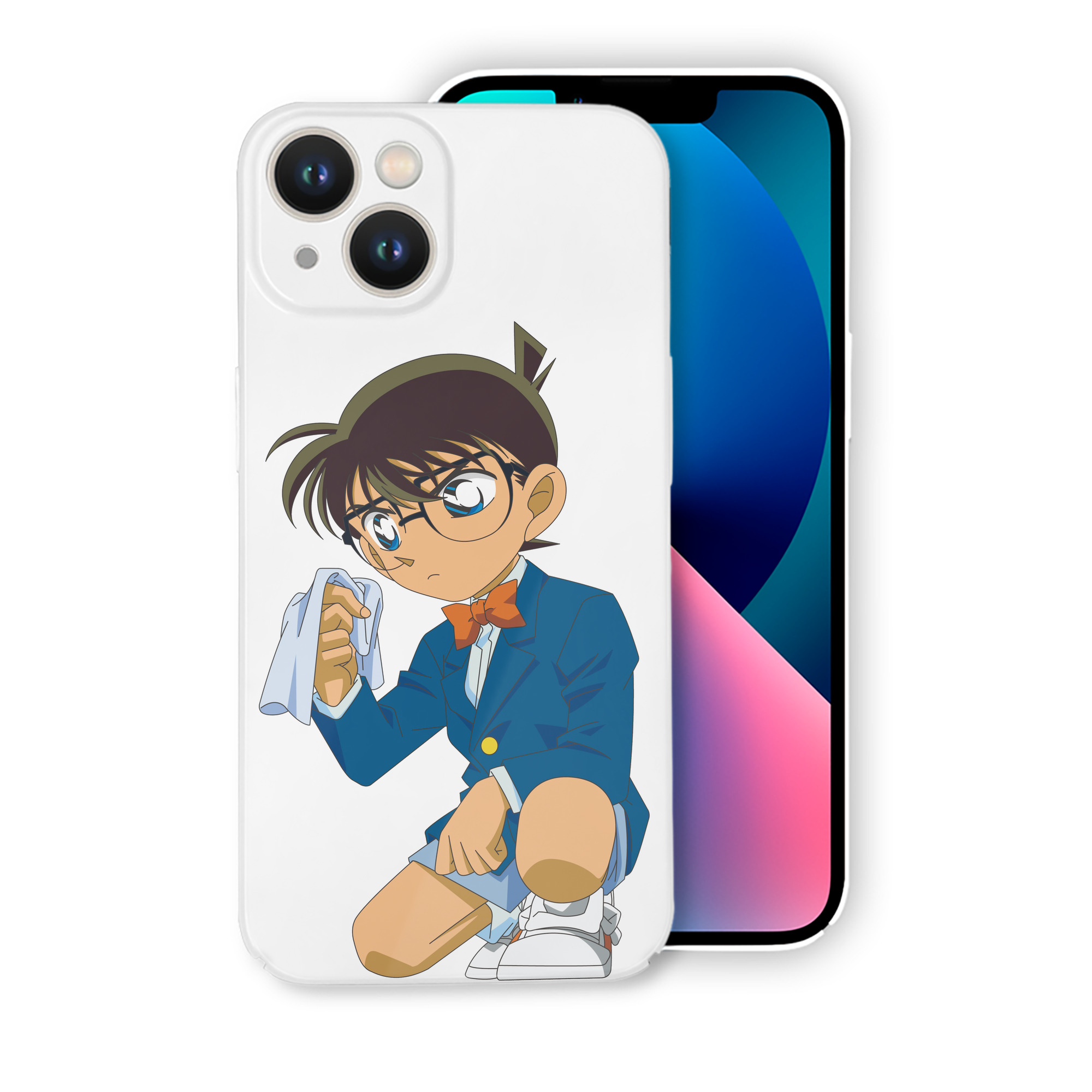 （画像用） 名探偵コナン 江戸川 コナン Detective Conan Conan Edogawa 【iPhone 14シリーズ対応】ハードケース