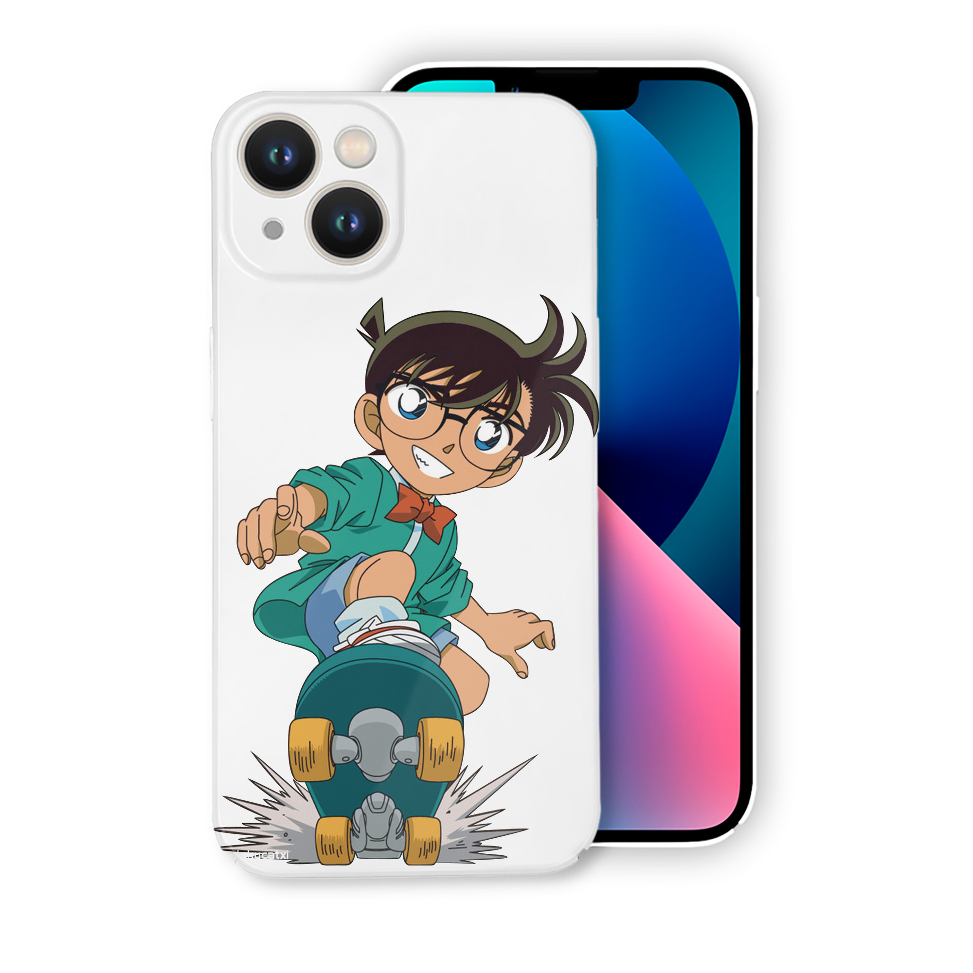 （画像用） 名探偵コナン 江戸川 コナン Detective Conan Conan Edogawa 【iPhone 14シリーズ対応】ハードケース