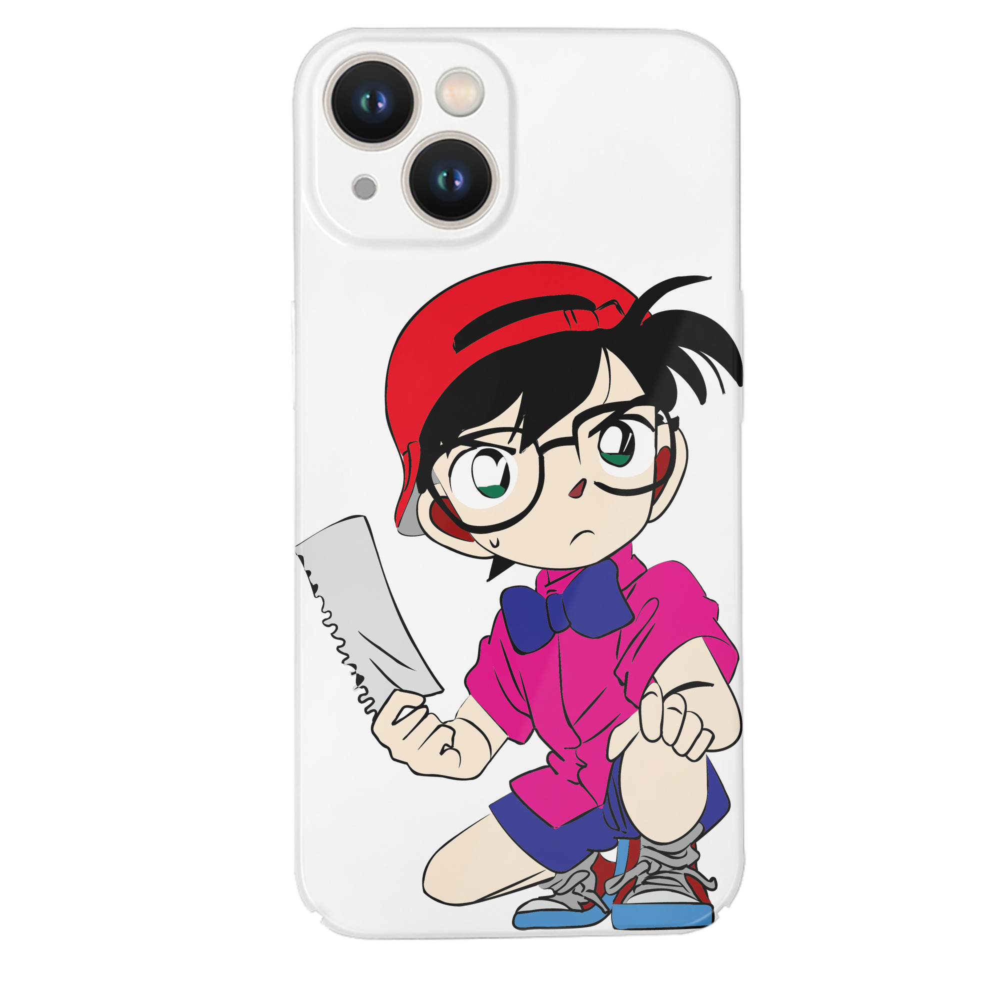 （画像用） 名探偵コナン 江戸川 コナン Detective Conan Conan Edogawa 【iPhone 14シリーズ対応】ハードケース