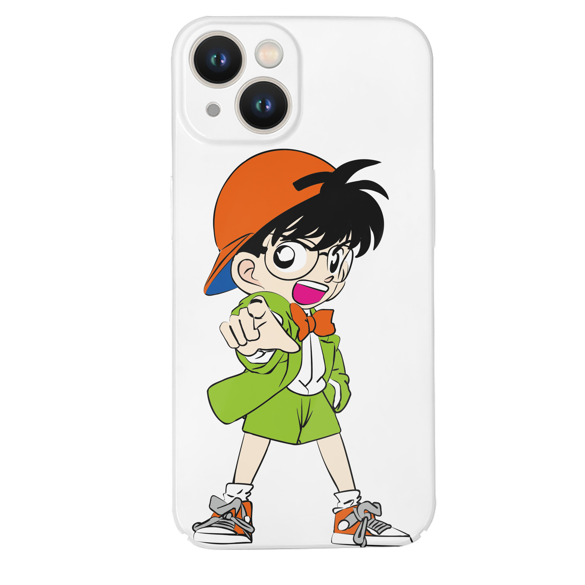 （画像用） 名探偵コナン 江戸川 コナン Detective Conan Conan Edogawa 【iPhone 14シリーズ対応】ハードケース