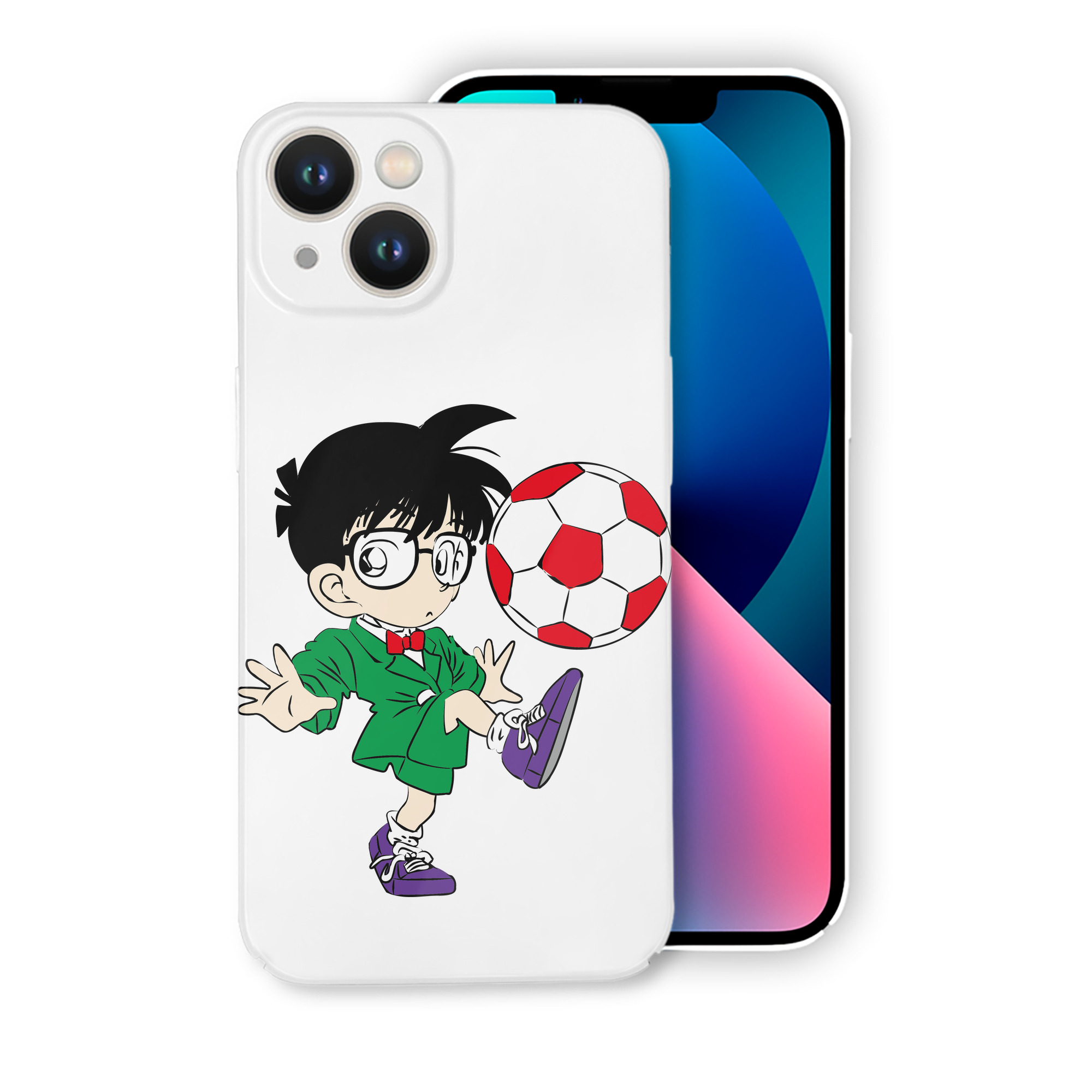 （画像用） 名探偵コナン 江戸川 コナン Detective Conan Conan Edogawa 【iPhone 14シリーズ対応】ハードケース