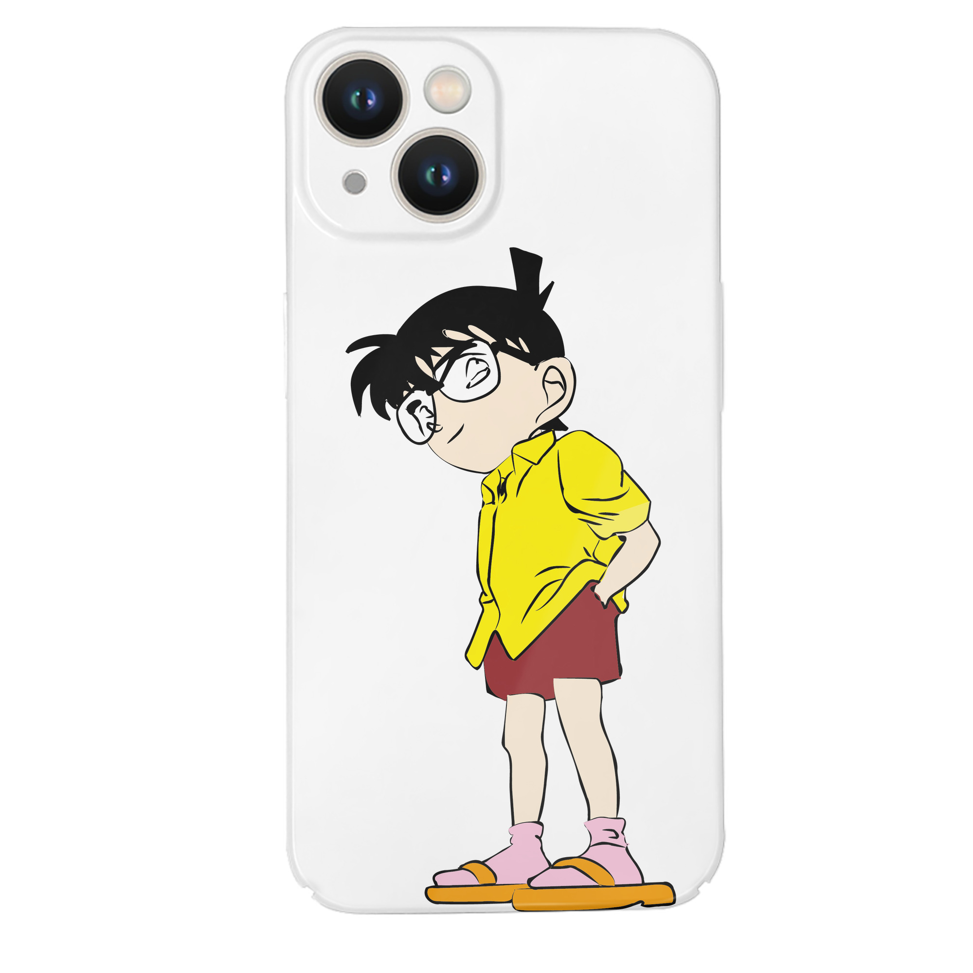 （画像用） 名探偵コナン 江戸川 コナン Detective Conan Conan Edogawa 【iPhone 14シリーズ対応】ハードケース