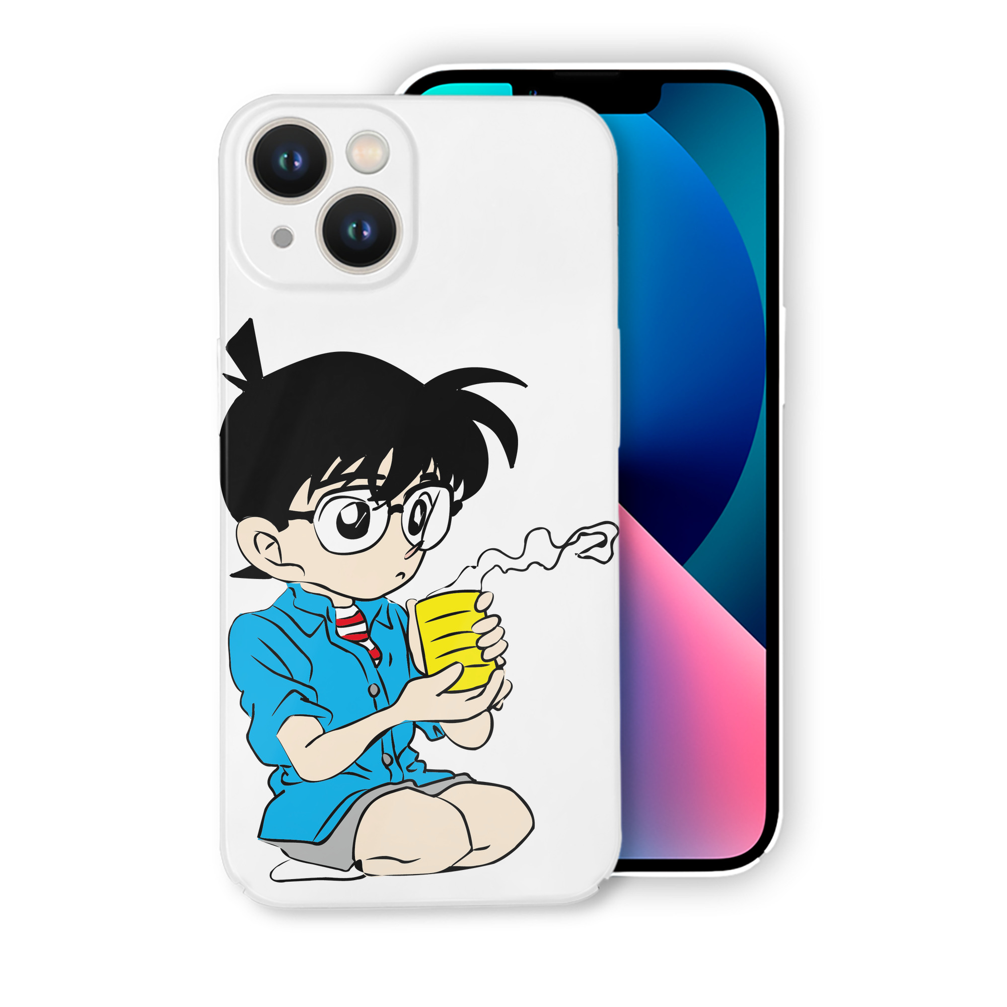 （画像用） 名探偵コナン 江戸川 コナン Detective Conan Conan Edogawa 【iPhone 14シリーズ対応】ハードケース