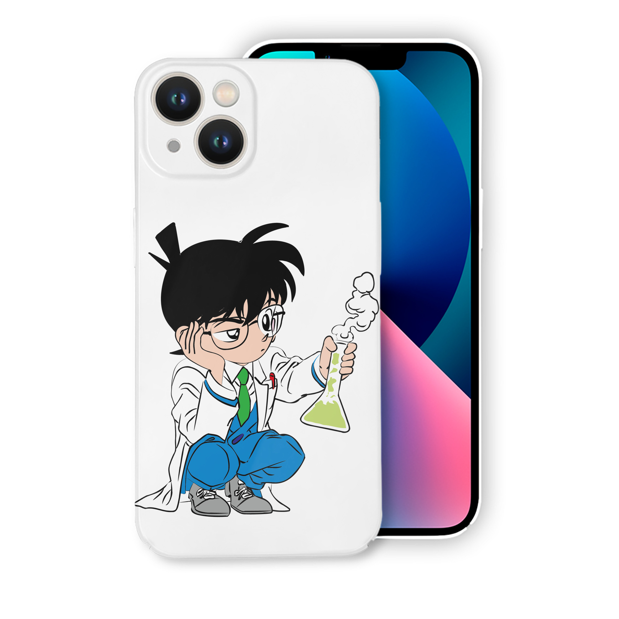 （画像用） 名探偵コナン 江戸川 コナン Detective Conan Conan Edogawa 【iPhone 14シリーズ対応】ハードケース