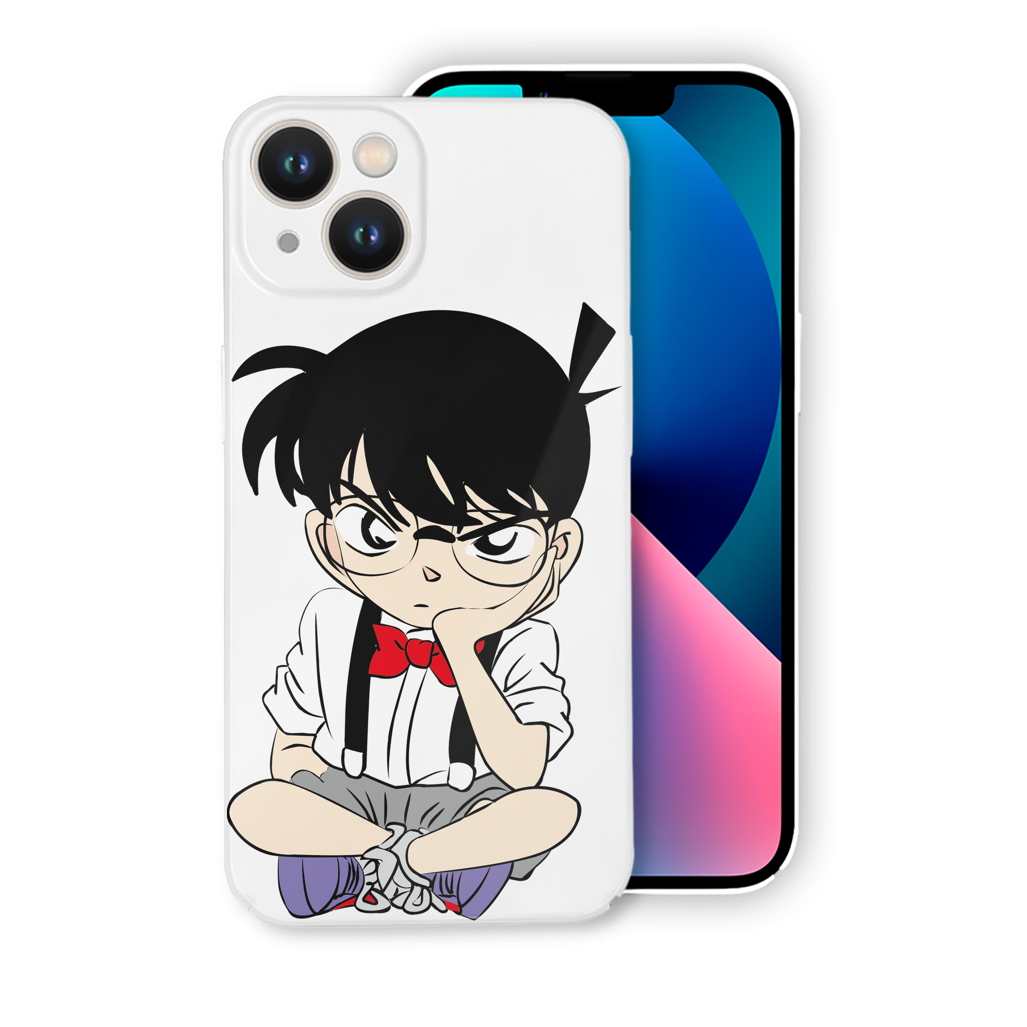 （画像用） 名探偵コナン 江戸川 コナン Detective Conan Conan Edogawa 【iPhone 14シリーズ対応】ハードケース