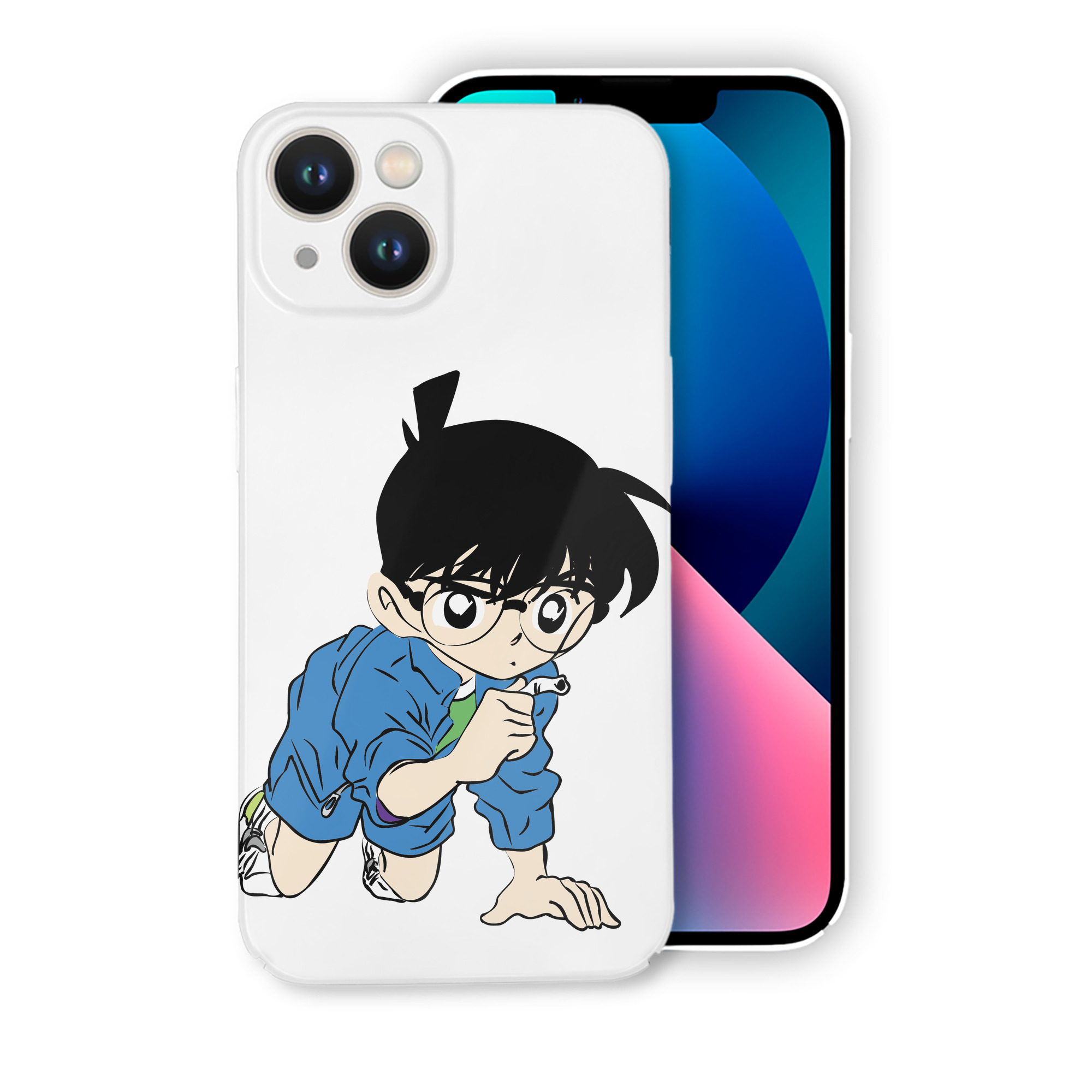 （画像用） 名探偵コナン 江戸川 コナン Detective Conan Conan Edogawa 【iPhone 14シリーズ対応】ハードケース