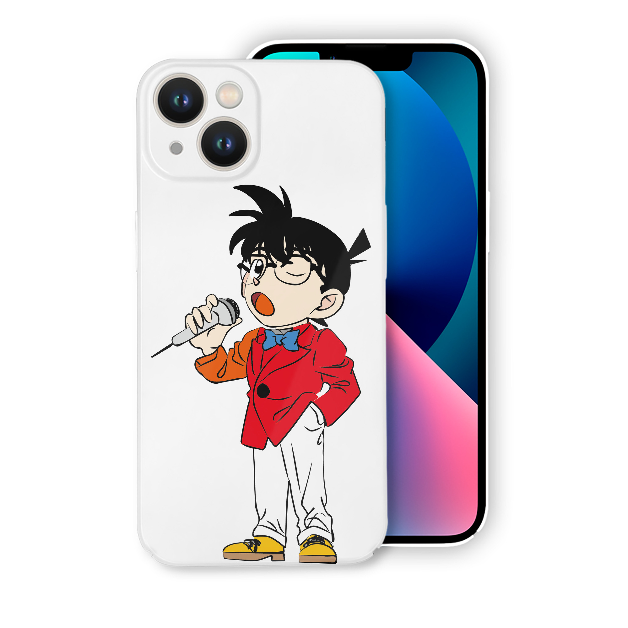 （画像用） 名探偵コナン 江戸川 コナン Detective Conan Conan Edogawa 【iPhone 14シリーズ対応】ハードケース