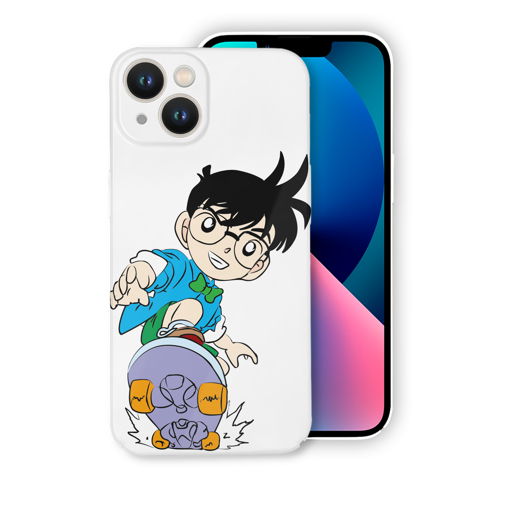 （画像用） 名探偵コナン 江戸川 コナン Detective Conan Conan Edogawa 【iPhone 14シリーズ対応】ハードケース